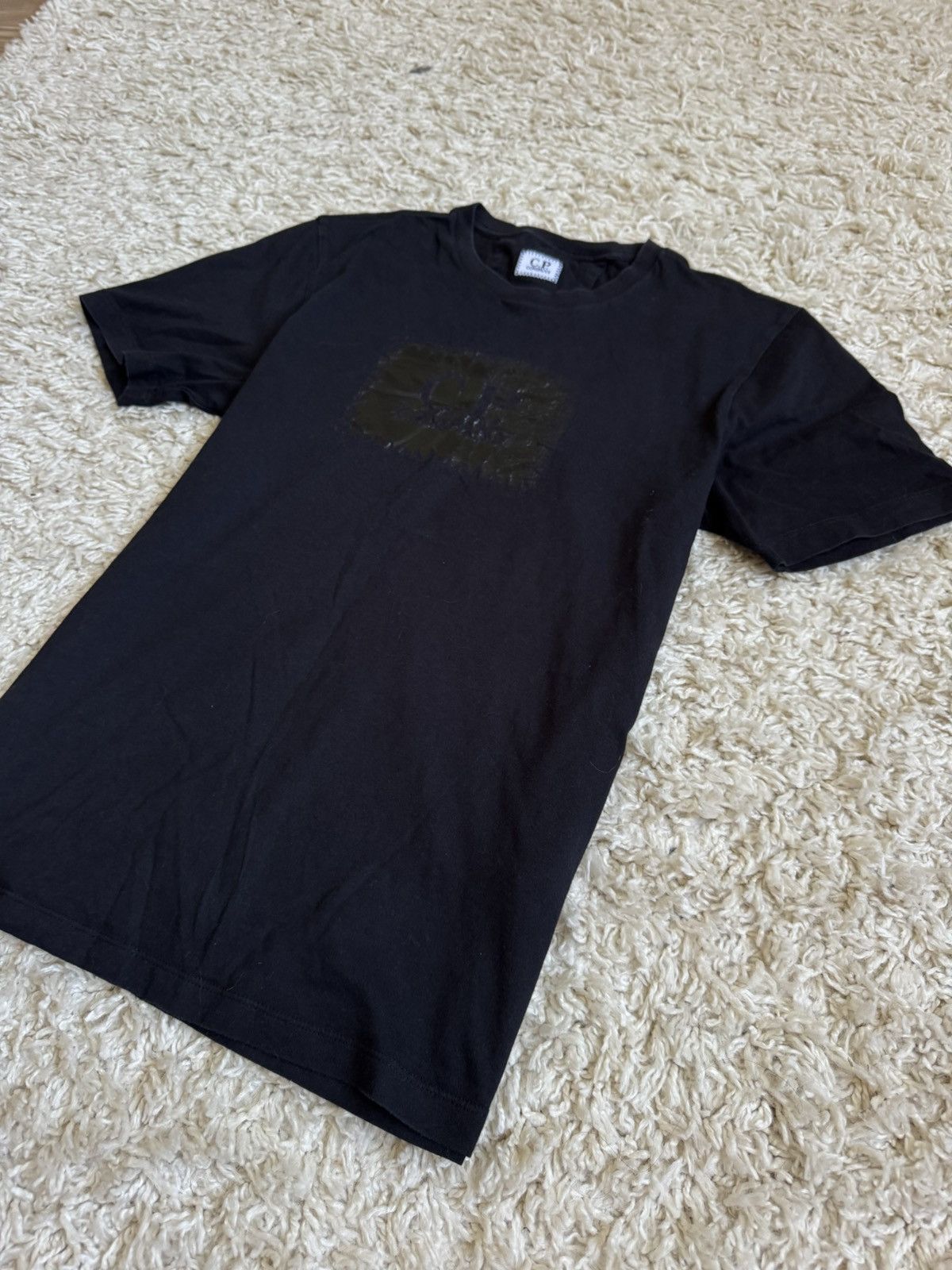 C.P. Company C.P Company Black T-Shirt Big Logo Size US S / EU 44-46 / 1 - 2 Thumbnail