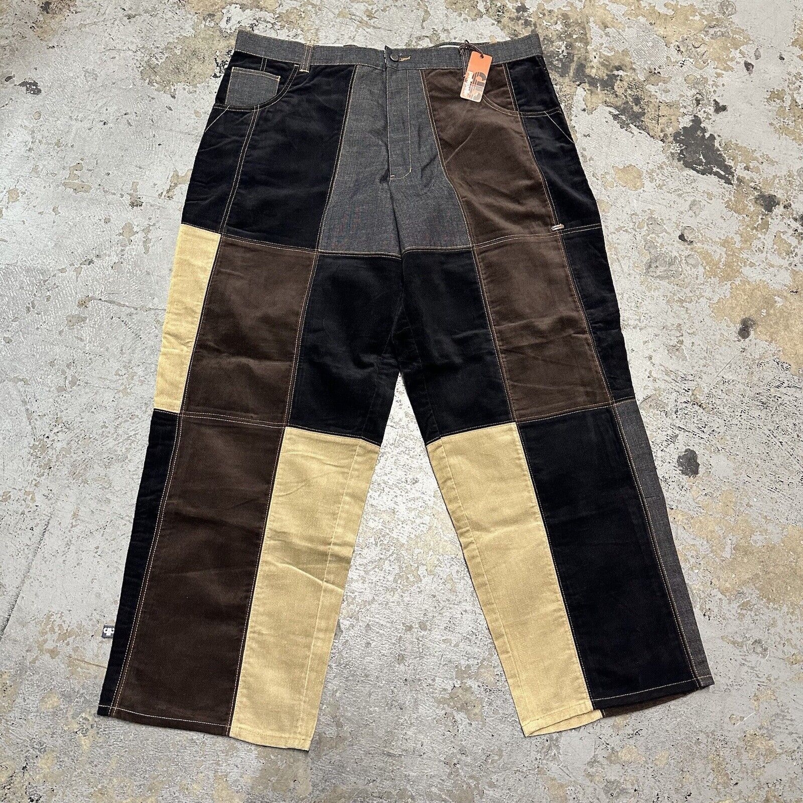 Fubu × JNCO × Pelle Pelle NWT Vintage Pelle Pelle Baggy Patchwork Full Set NEW Size US XXL / EU 58 / 5 - 7 Thumbnail