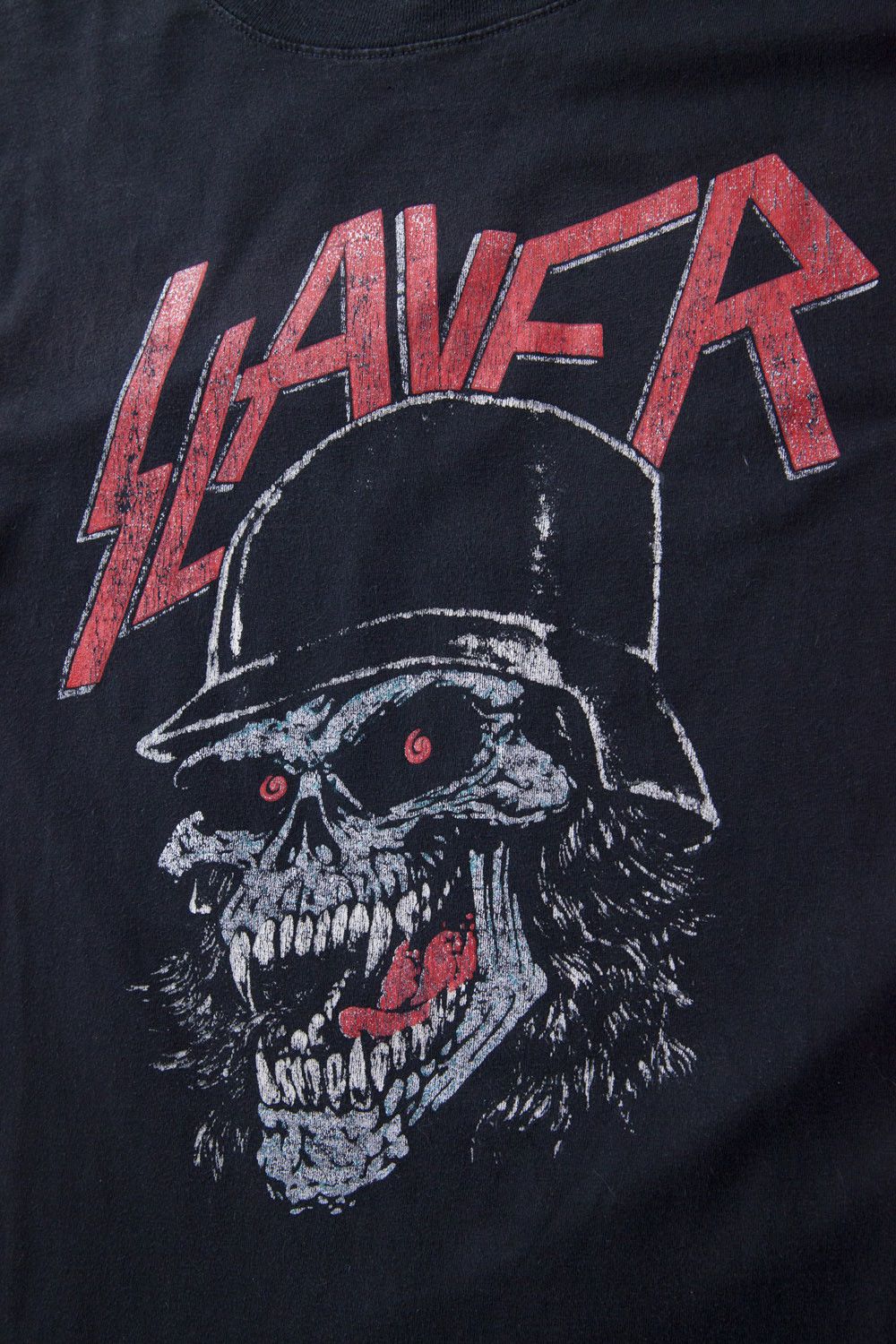 Vintage Vintage 1990's Slayer bootleg t-shirt Size US S / EU 44-46 / 1 - 5 Thumbnail