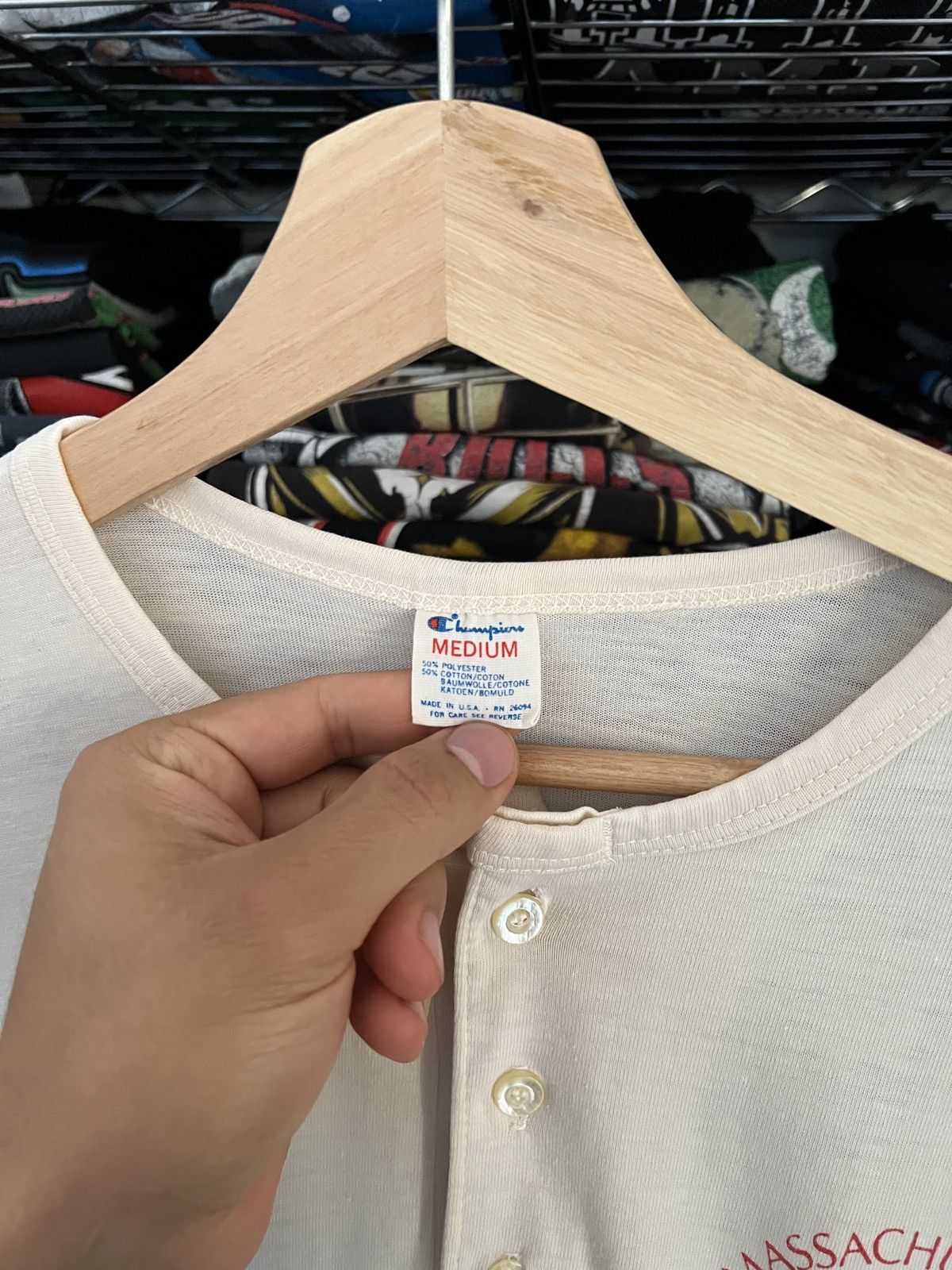 Champion 80s Massachusetts Institute of Technology Baseball Jersey Size US M / EU 48-50 / 2 - 3 Thumbnail