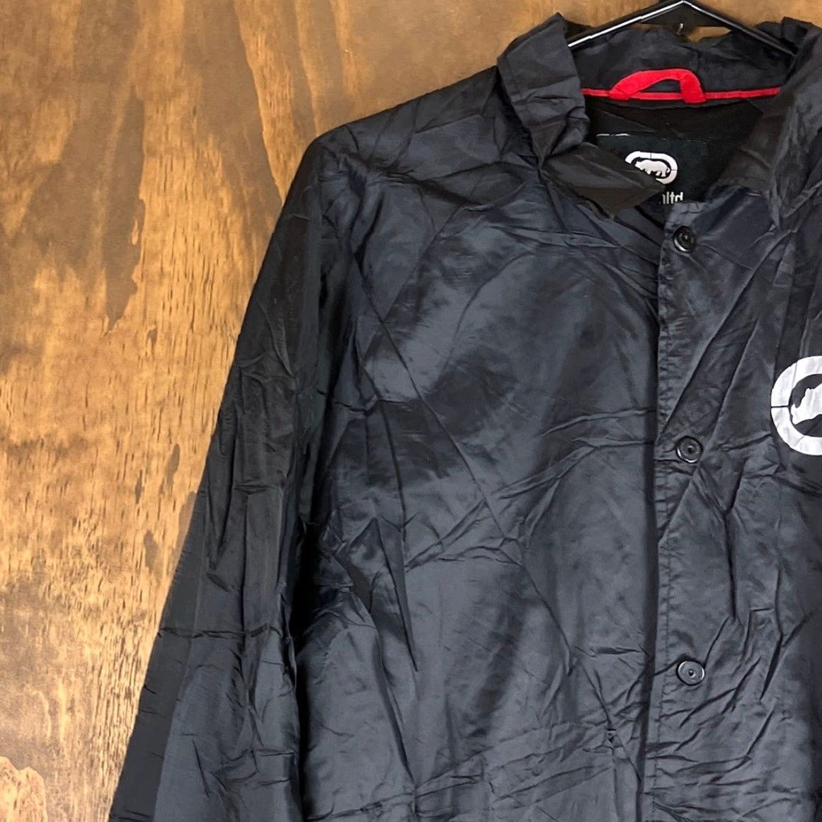 Ecko Unltd. VINTAGE Ecko Unltd Jacket Windbreaker Mens M Black White Y2K Full Zip Long Sleeve Casual Streetwear Shirt Jacket Size US M / EU 48-50 / 2 - 4 Thumbnail