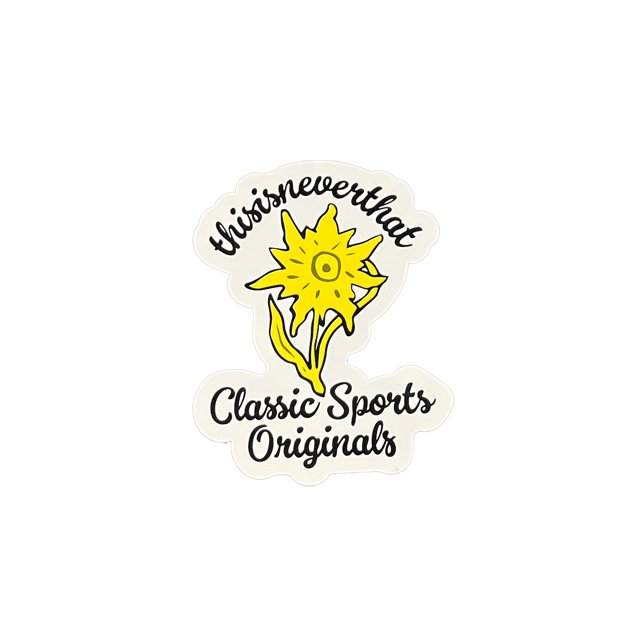 thisisneverthat Thisisneverthat Flower Sticker Yellow Size ONE SIZE - 1 Preview