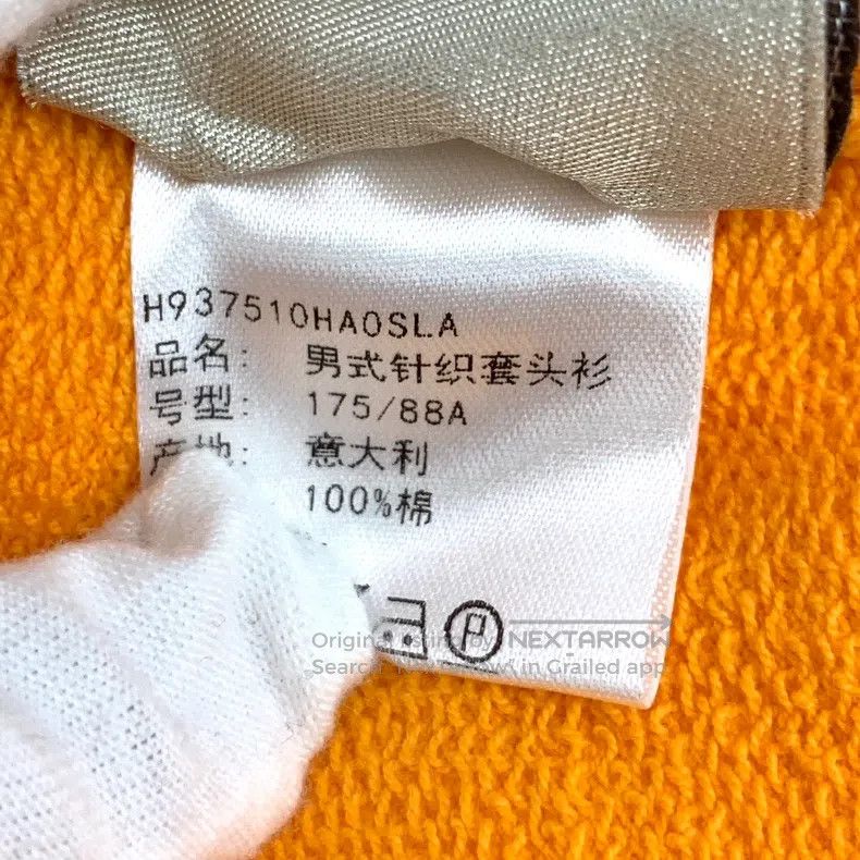 Hermes Hermes Orange side-striped cotton hooded drawstring long-s Size US L / EU 52-54 / 3 - 7 Thumbnail