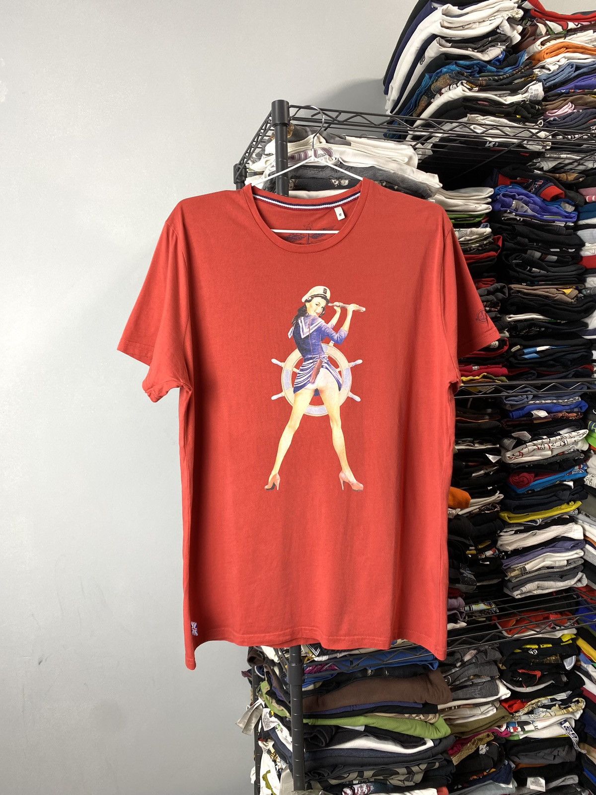 Band Tees Vintage Pepe London Sexy Girl T Shirt Pin Up Hip Hop Style Size US M / EU 48-50 / 2 - 1 Thumbnail