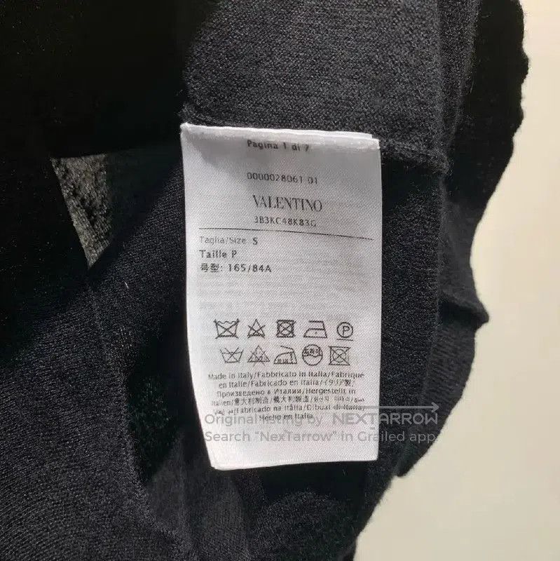 Valentino Valentino Black Cotton Women’s Sweater . Size S / US 4 / IT 40 - 3 Thumbnail