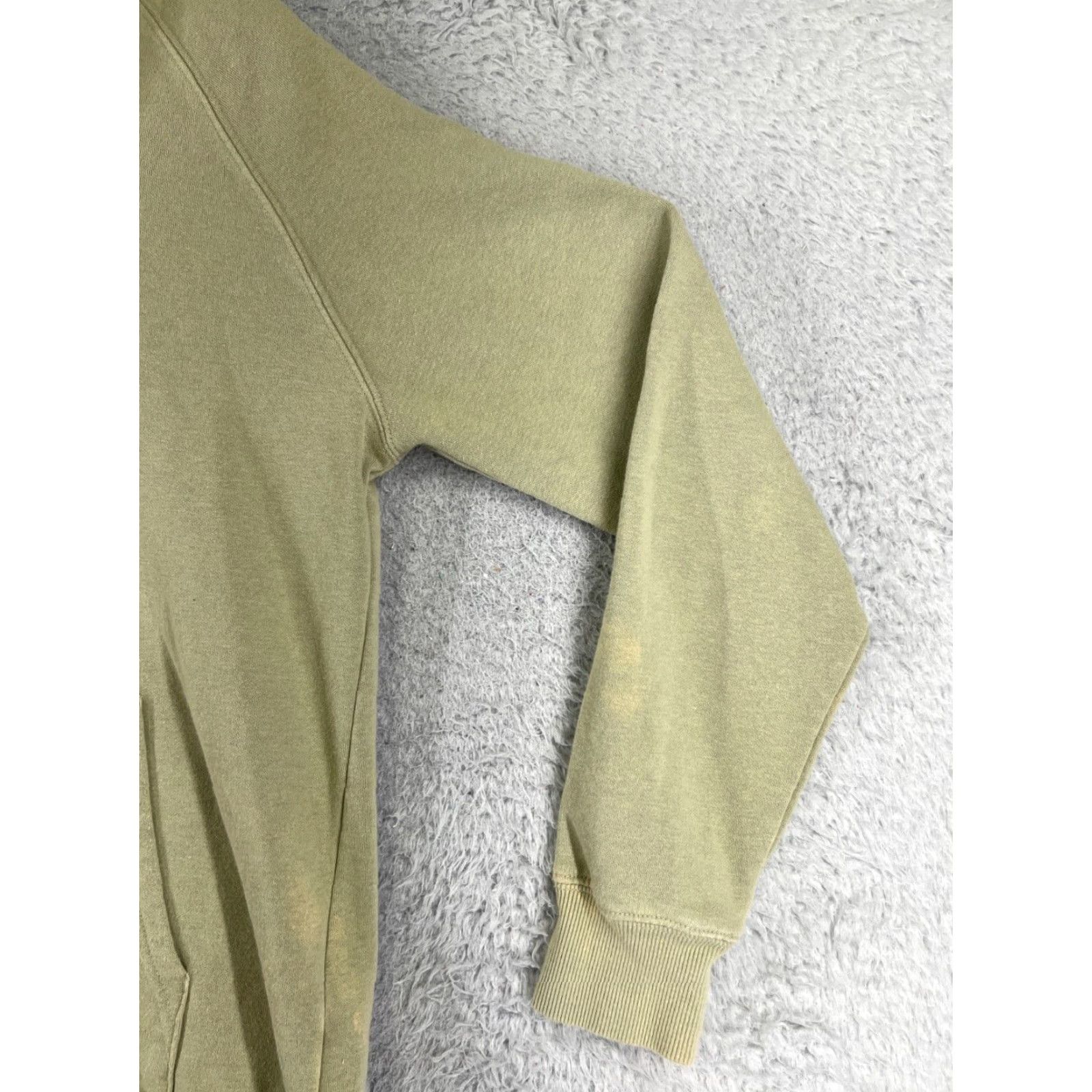 The North Face VINTAGE The North Face Hoodie Shirt Women M Green Logo Pocket Small Flaw Size M / US 6-8 / IT 42-44 - 2 Thumbnail