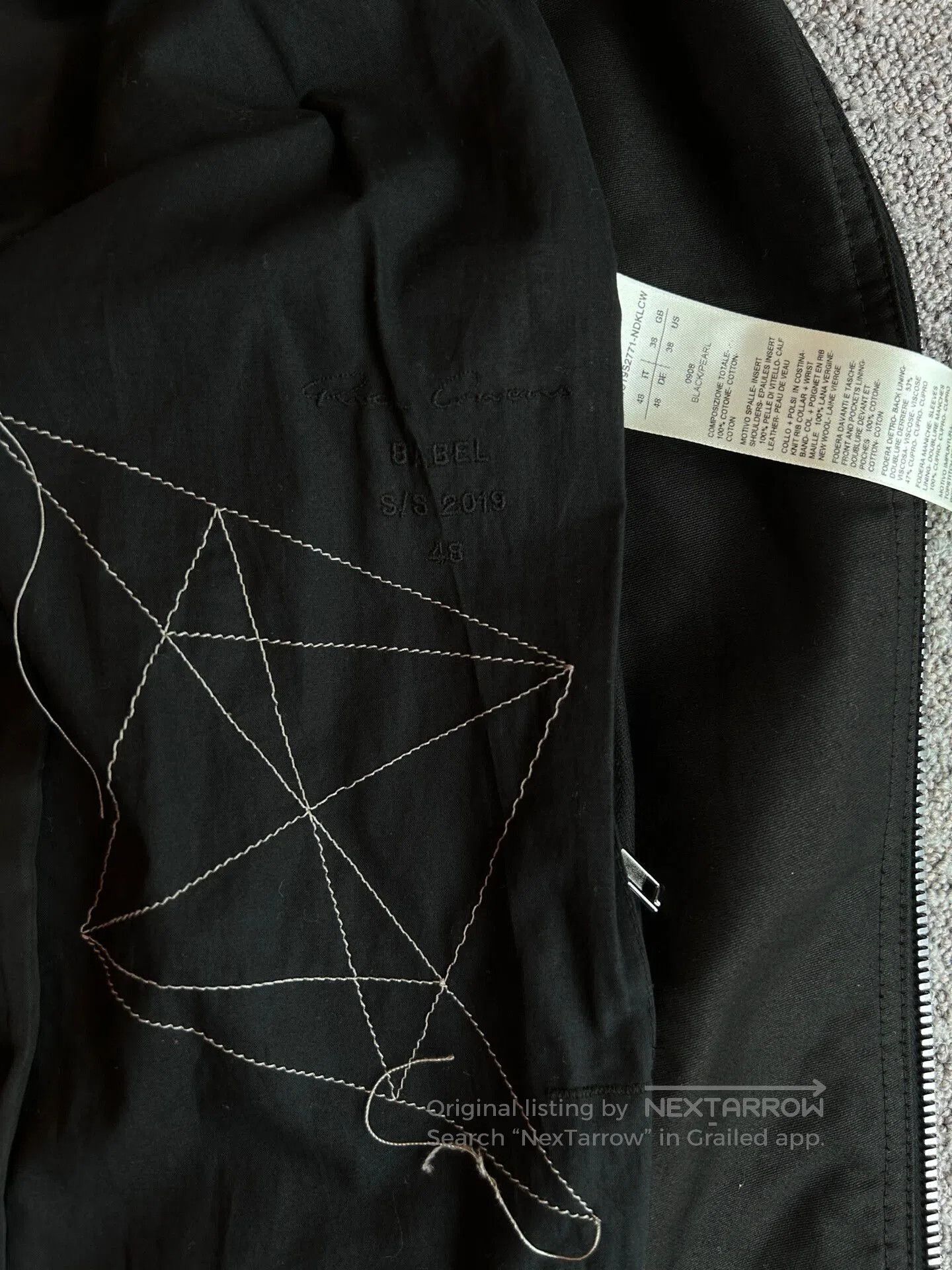 Rick Owens Rick Owens Black Zip Jacket. Size US M / EU 48-50 / 2 - 3 Thumbnail