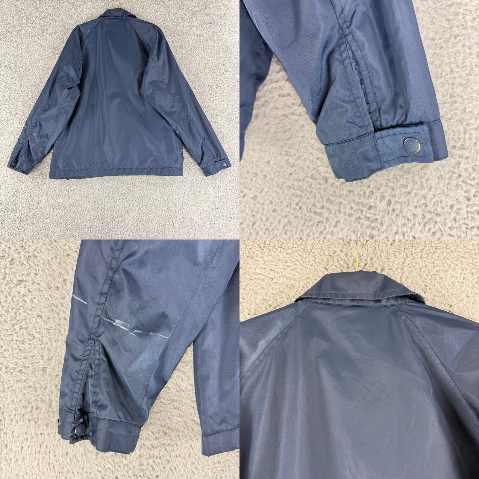 Vintage Stussy Coaches Jacket Mens Medium Blue Nylon Dollar Sign Lining Streetwear Size US M / EU 48-50 / 2 - 9 Thumbnail