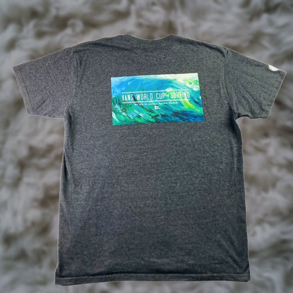 Vans VANS Graphic Logo T-Shirt Mens Short Sleeve Gray Large Regular Fit Cotton Polyester Pullover Crew Neck Used Condition Size US L / EU 52-54 / 3 - 1 Thumbnail