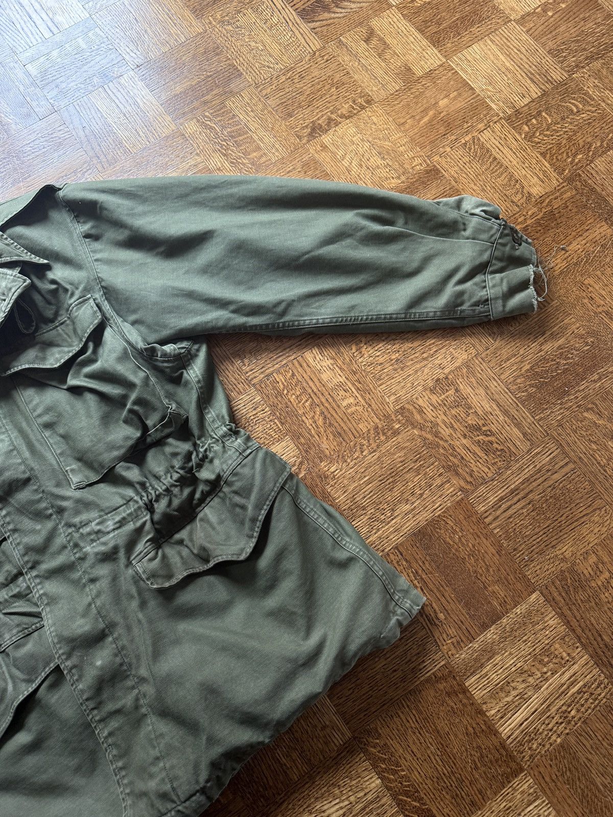 Vintage Vintage 50s Military Army Field Jacket Size US S / EU 44-46 / 1 - 5 Thumbnail