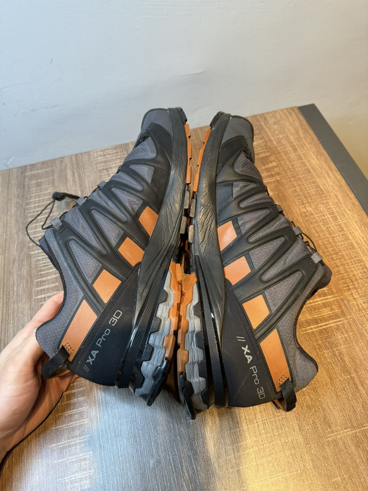 Salomon Salomon XA Pro 3D Mens Size 13.5 Gore-Tex Black Gray Trail Size US 13 / EU 46 - 5 Thumbnail