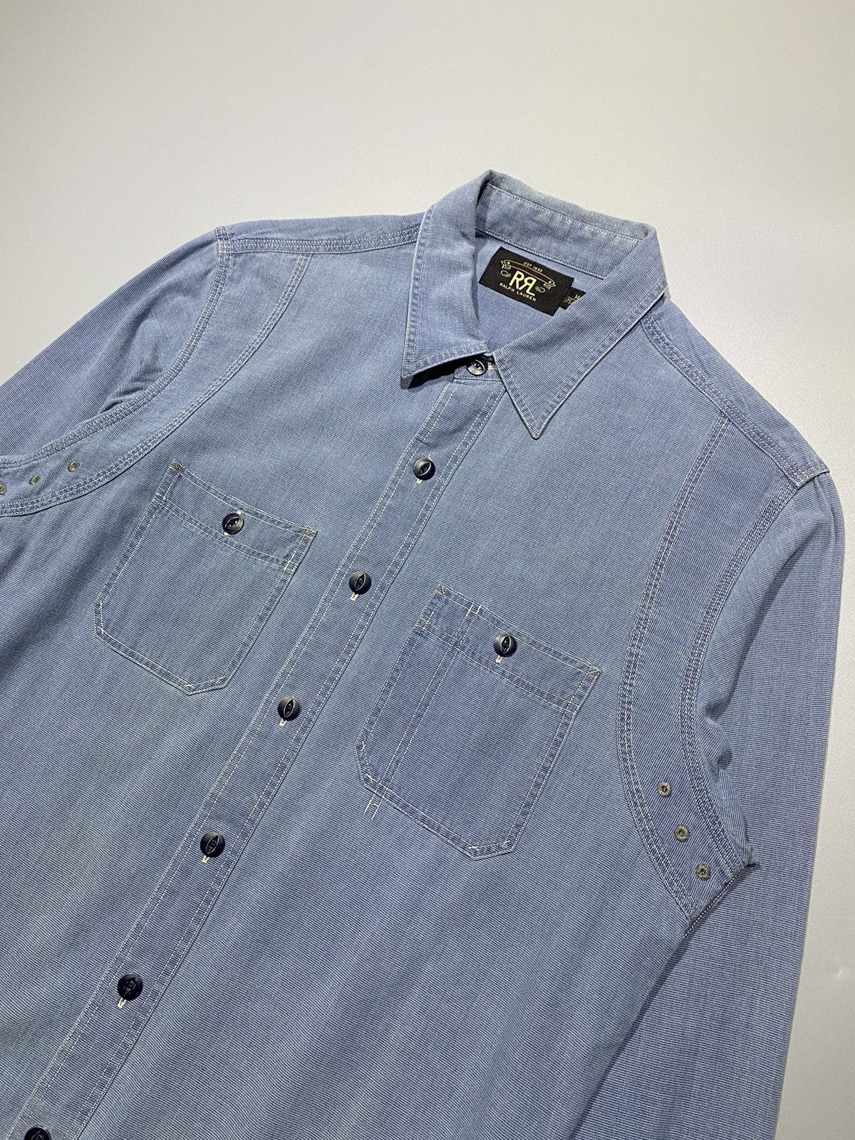 RRL Ralph Lauren Button Shirt Size US M / EU 48-50 / 2 - 2 Thumbnail