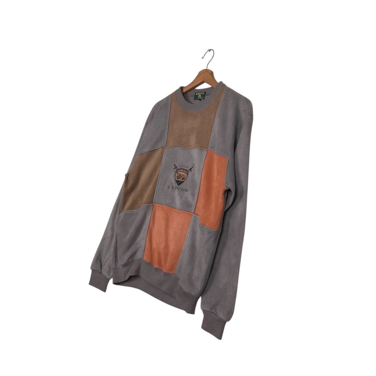 Japanese Brand × Vintage 📌Vintage Sweatshirt Community Hunting Game Embroidery Size US M / EU 48-50 / 2 - 3 Thumbnail