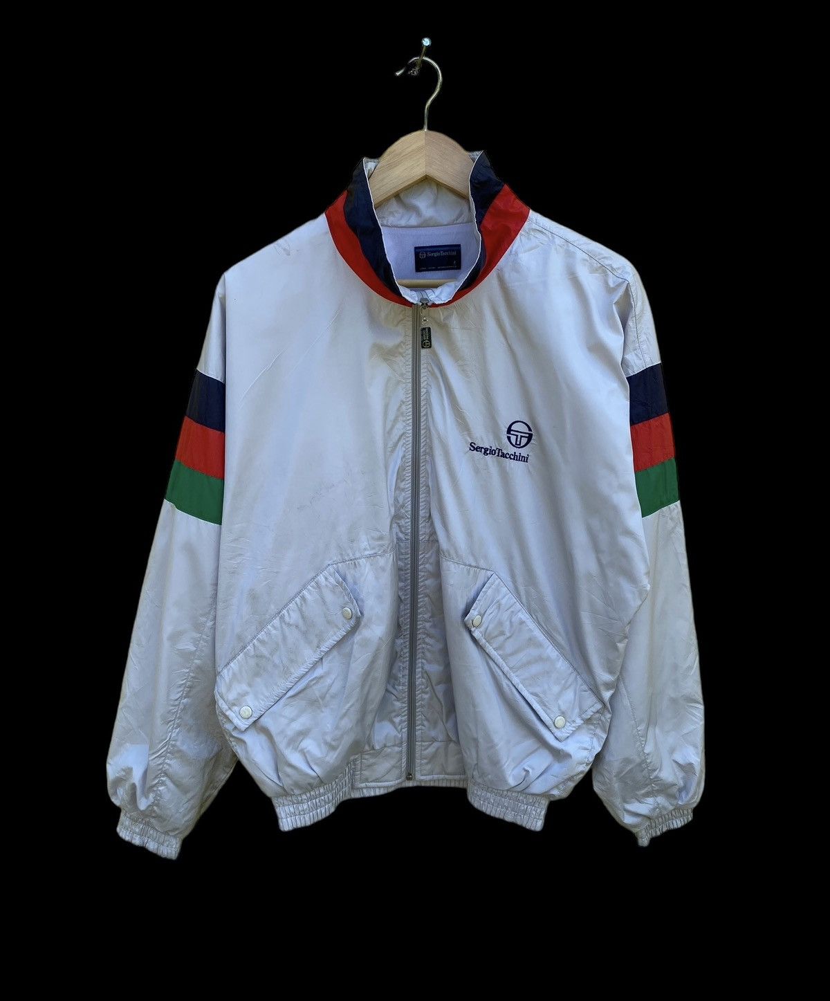 Sergio Tacchini × Vintage Vintage Sergio tacchini windbraker jacket Size US L / EU 52-54 / 3 - 2 Thumbnail