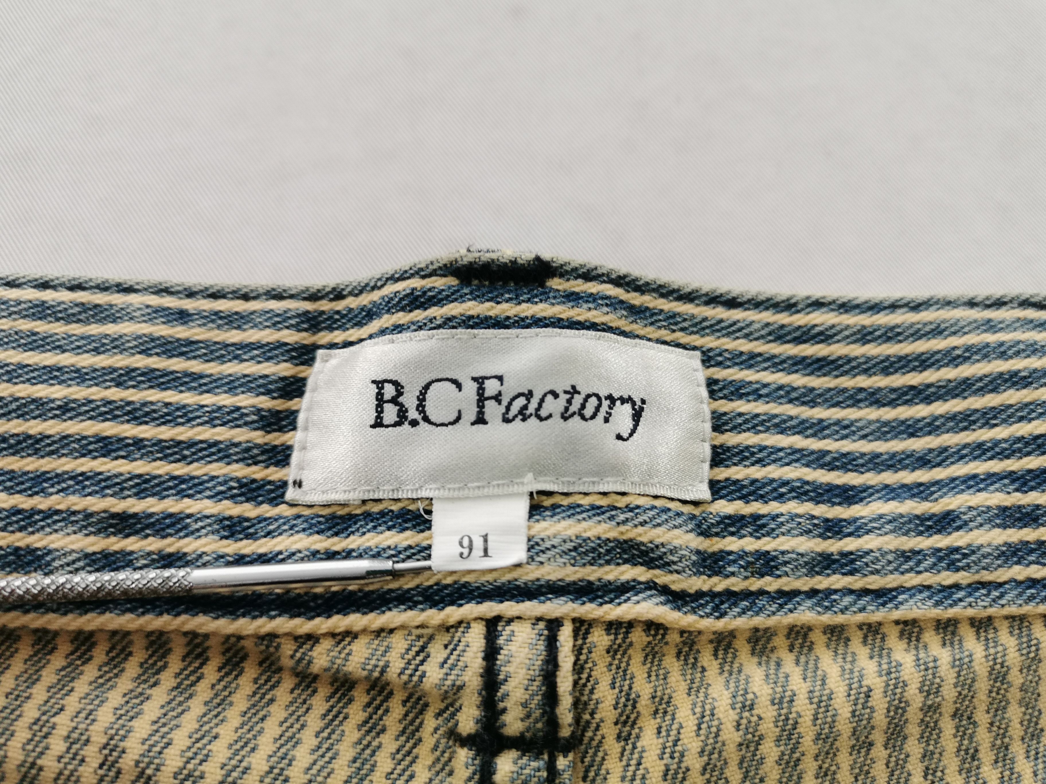 Vintage Vintage 90's BC Factory Hickory Cargo Denim Size 37 Size US 37 - 9 Thumbnail