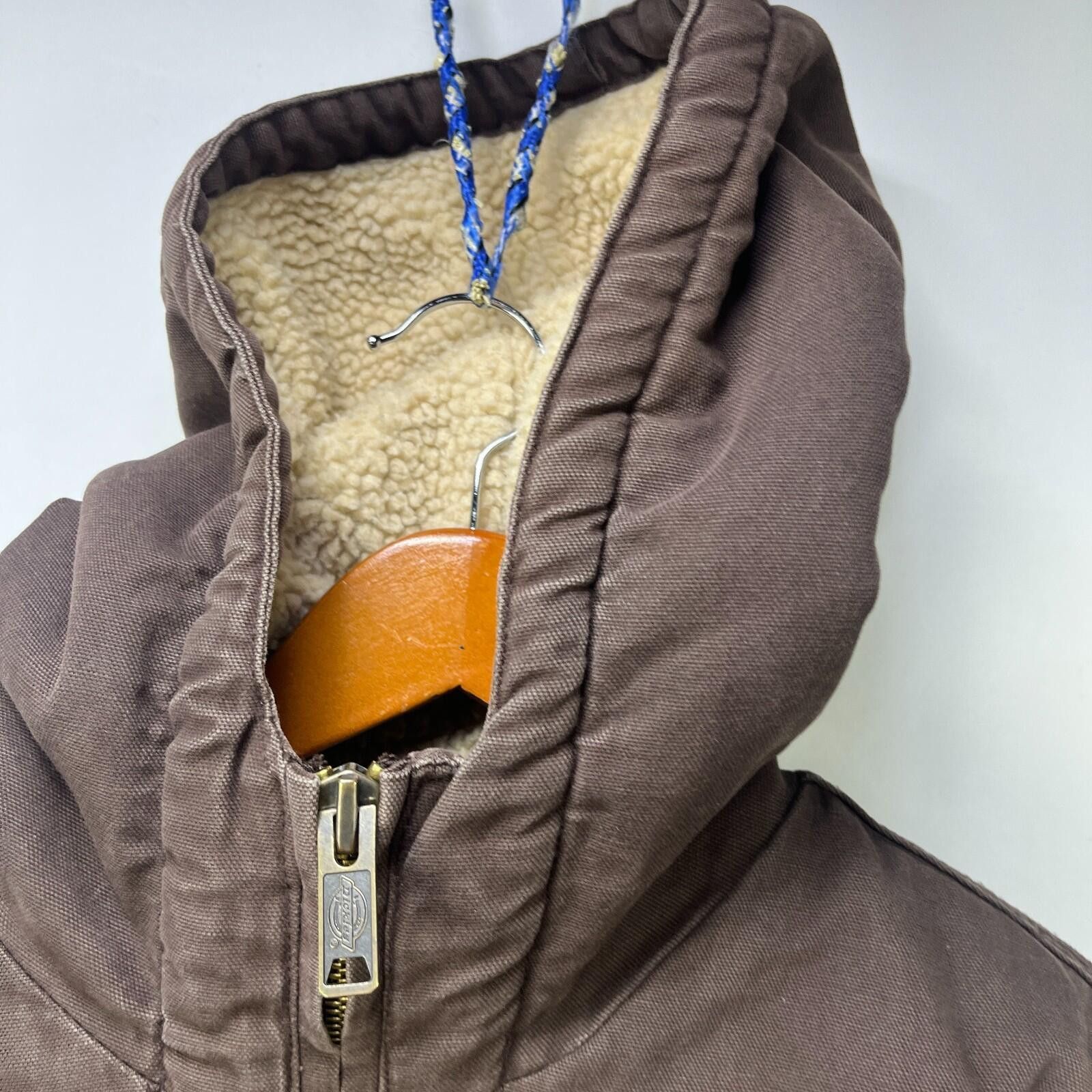 Dickies Vintage Dickies Sherpa Lined Hooded Jacket Large Size US L / EU 52-54 / 3 - 4 Thumbnail