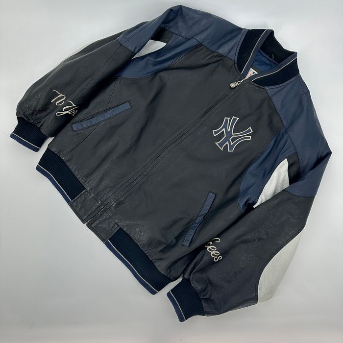 Vintage Vintage New York Yankees Leather Jacket | Grailed
