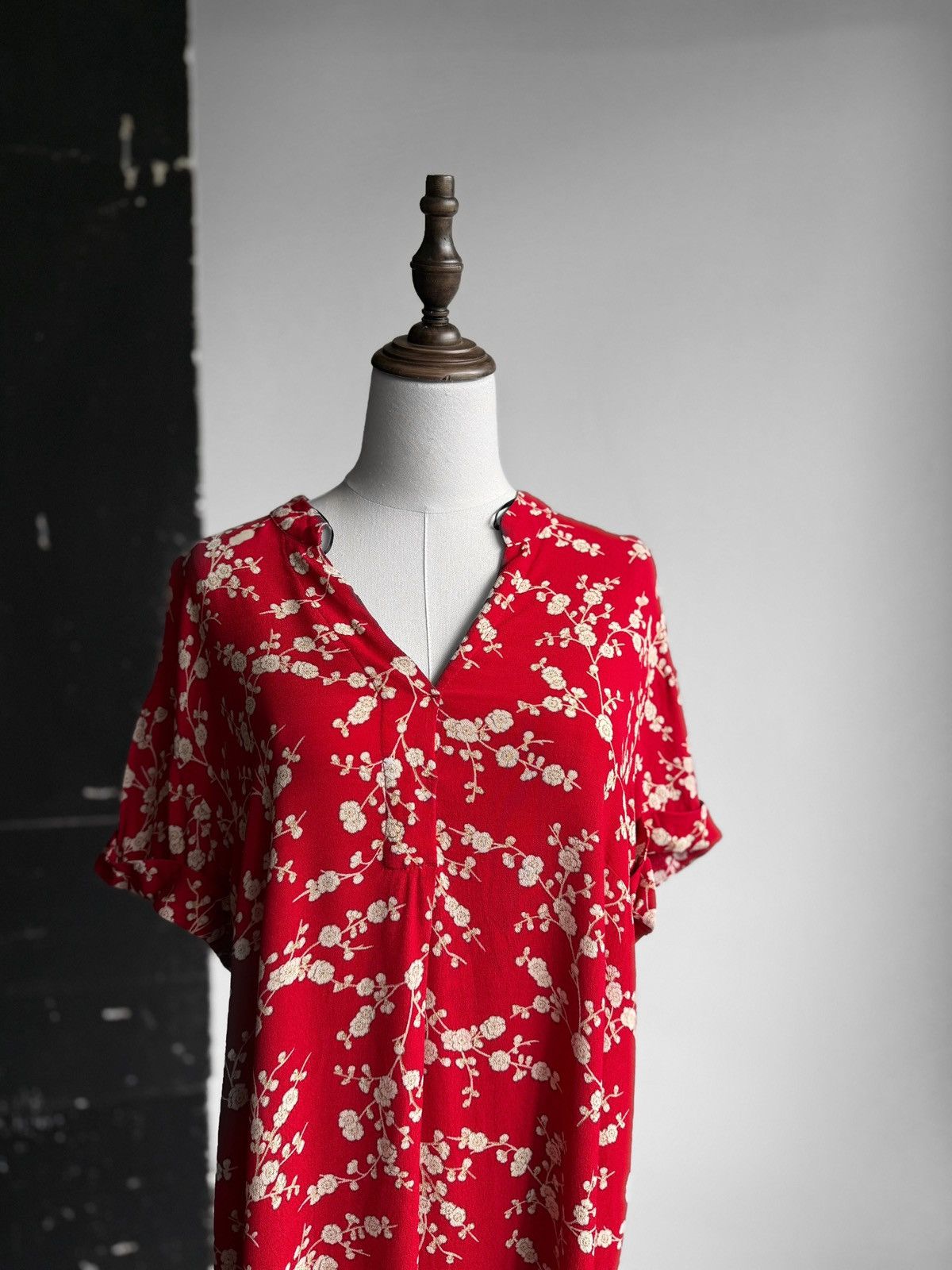 Designer × H&M GP&J Baker x H&M Floral Blossom Shift Shirt Dress Blouse Size M / US 6-8 / IT 42-44 - 2 Thumbnail