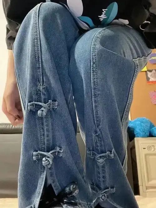 Japanese Brand × Vintage Pants Korean High Waist Straight Casual Trousers Size 32" / US 10 / IT 46 - 3 Thumbnail