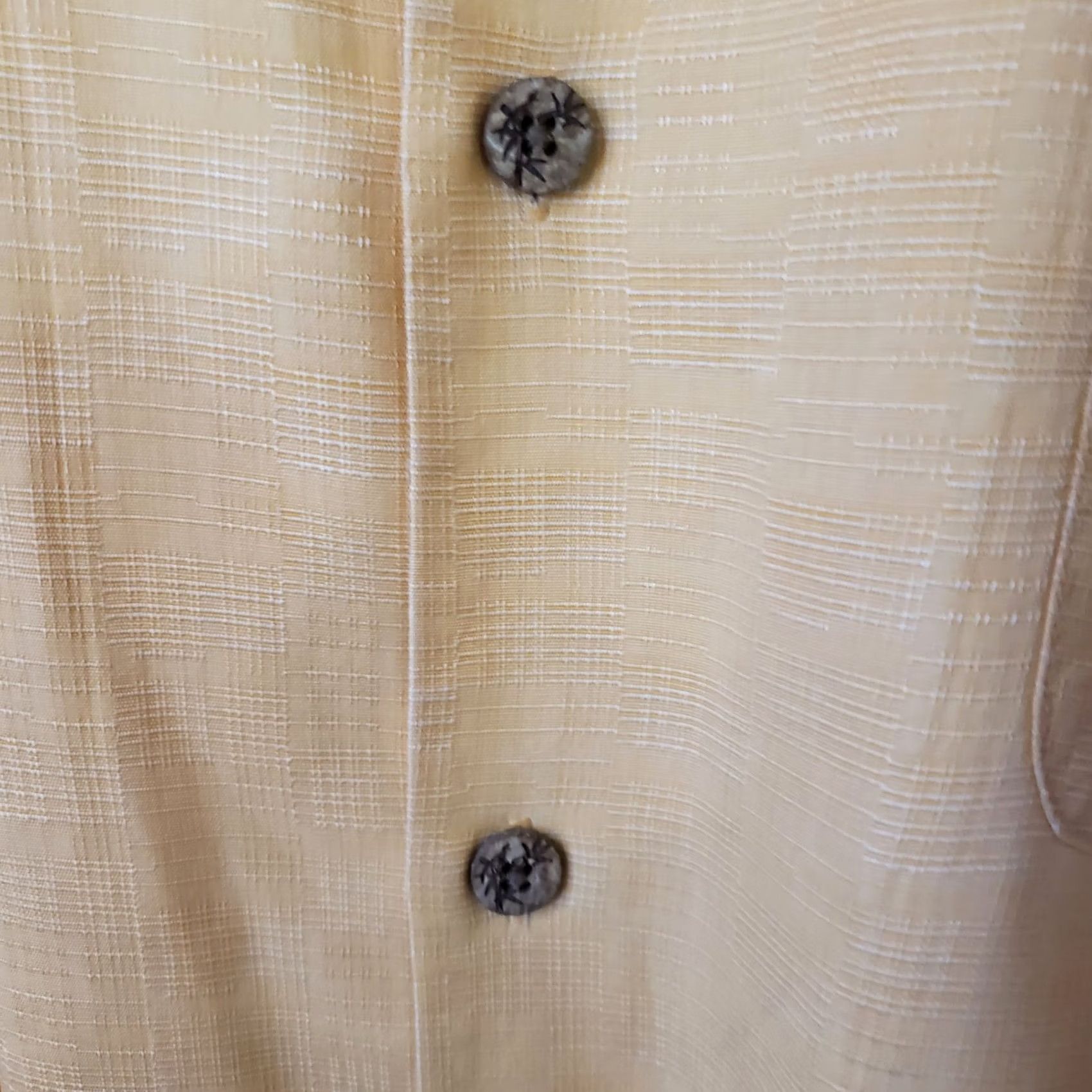 Tommy Bahama VINTAGE Tommy Bahama Shirt Men XL Orange Cantalope Silk Textured Camp Hawaiian Aloha Rum Size US XL / EU 56 / 4 - 6 Thumbnail