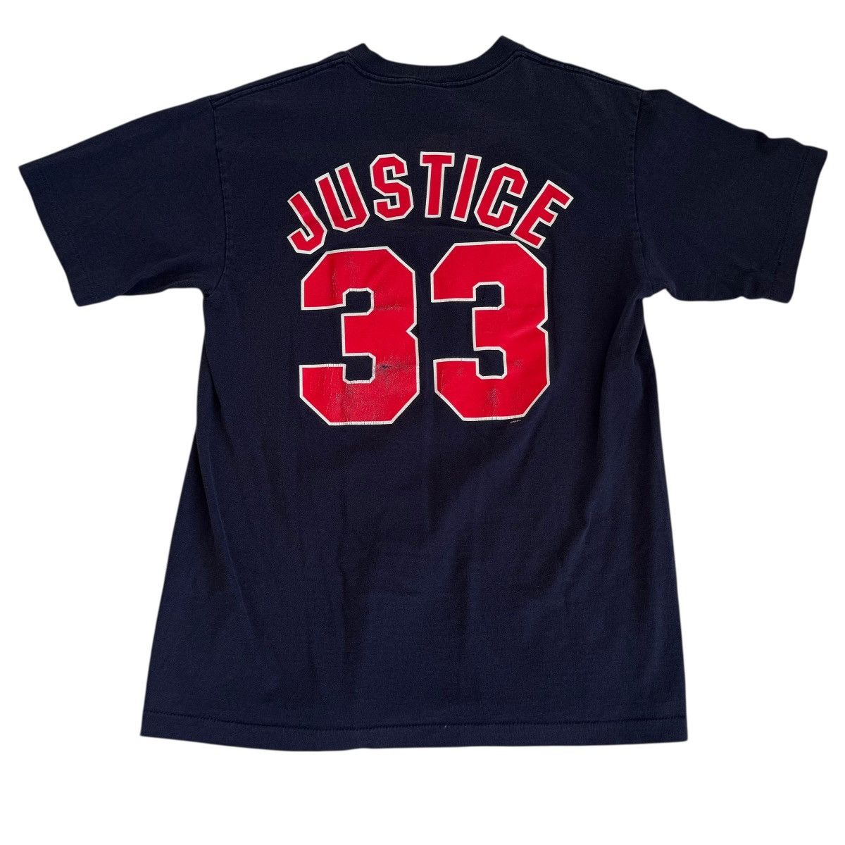 Majestic vintage Cleveland Indians David Justice jersey shirt Size US L / EU 52-54 / 3 - 2 Thumbnail
