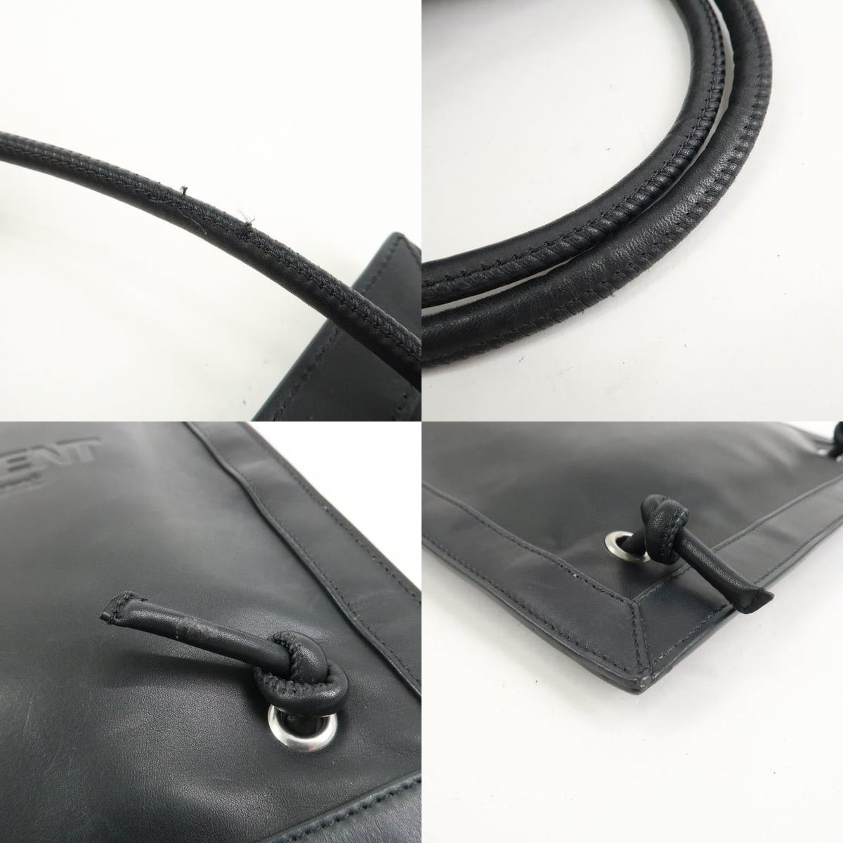 Saint Laurent Paris Saint Laurent City Calfskin Backpack Black Size ONE SIZE - 4 Thumbnail