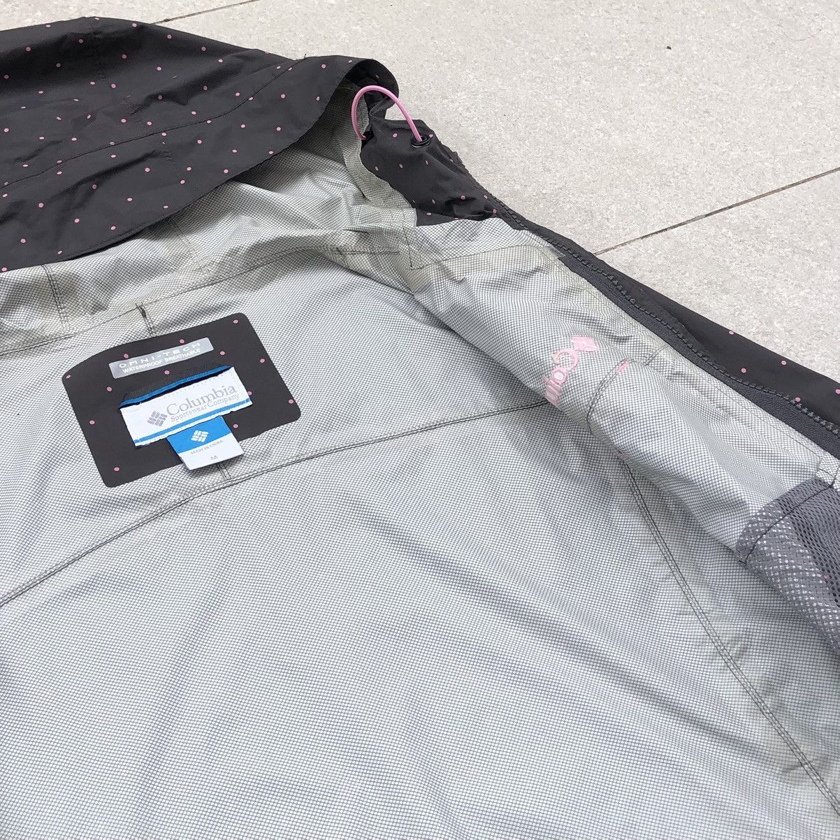 Columbia Columbia Omni-Tech Waterproof Breathable Polkadot Jacket Size M / US 6-8 / IT 42-44 - 8 Thumbnail