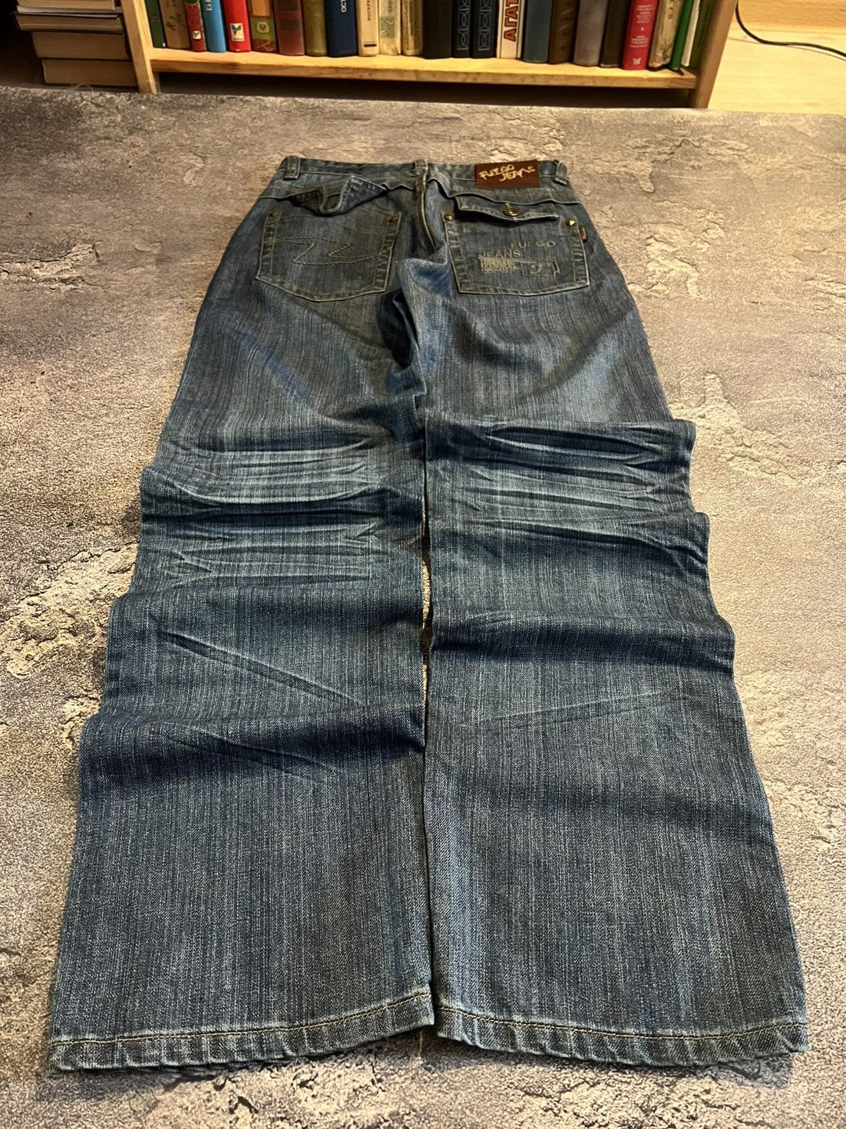 Hysteric Glamour Style / Vintage Washed Faded Baggy / Y2K