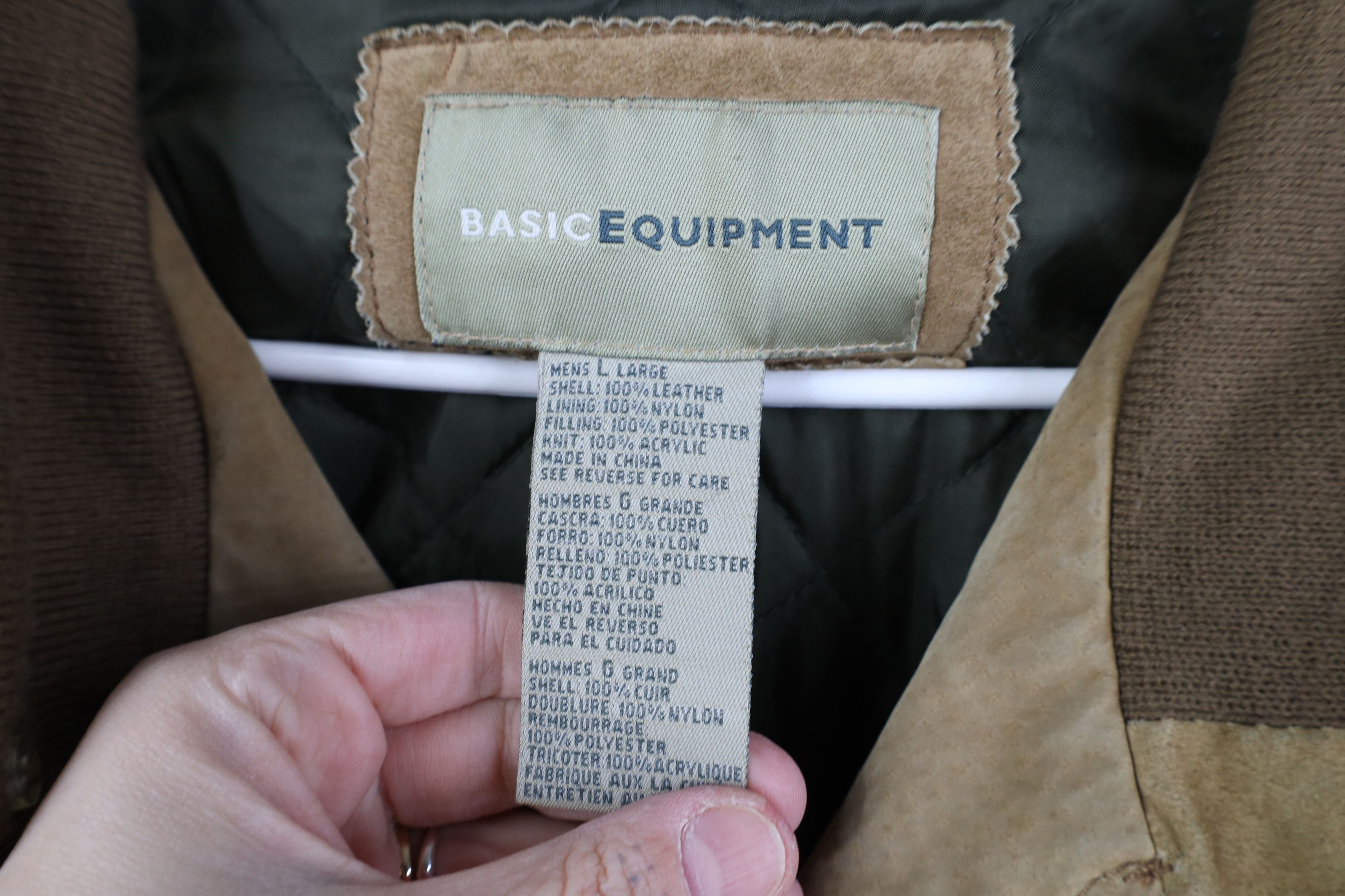 Vintage Vintage 90s Streetwear Suede Leather Cafe Bomber Jacket Size US L / EU 52-54 / 3 - 9 Thumbnail