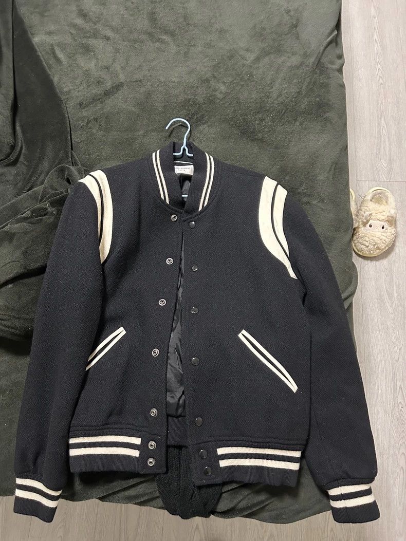 Yves Saint Laurent Saint LaruentBlack and white Teddy jacket 2502-Nextarrow Size US M / EU 48-50 / 2 - 1 Thumbnail