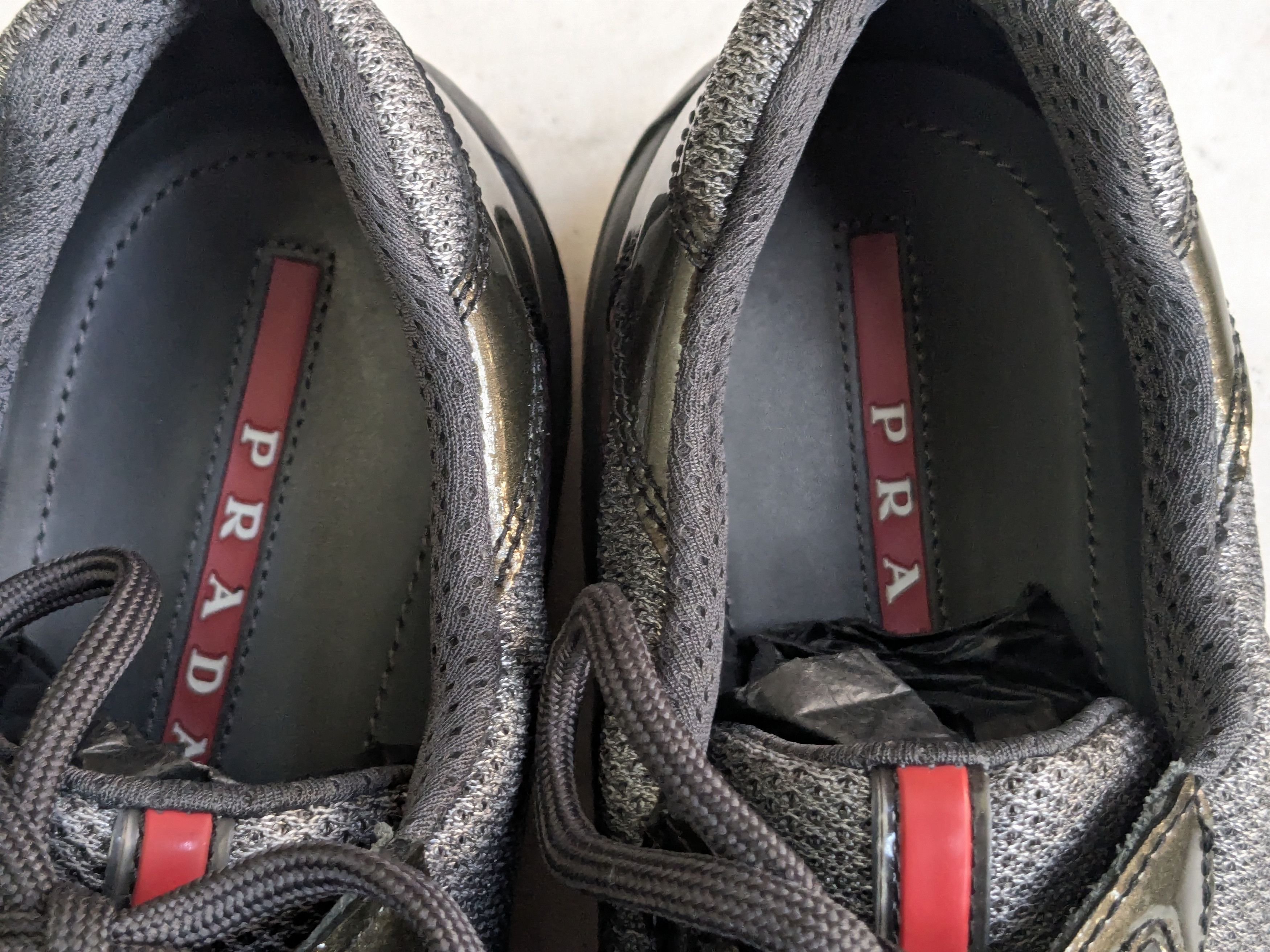 Prada Prada America's Cup Burgundy Patent Leather 9 Low Tops Size US 9 / EU 42 - 3 Thumbnail