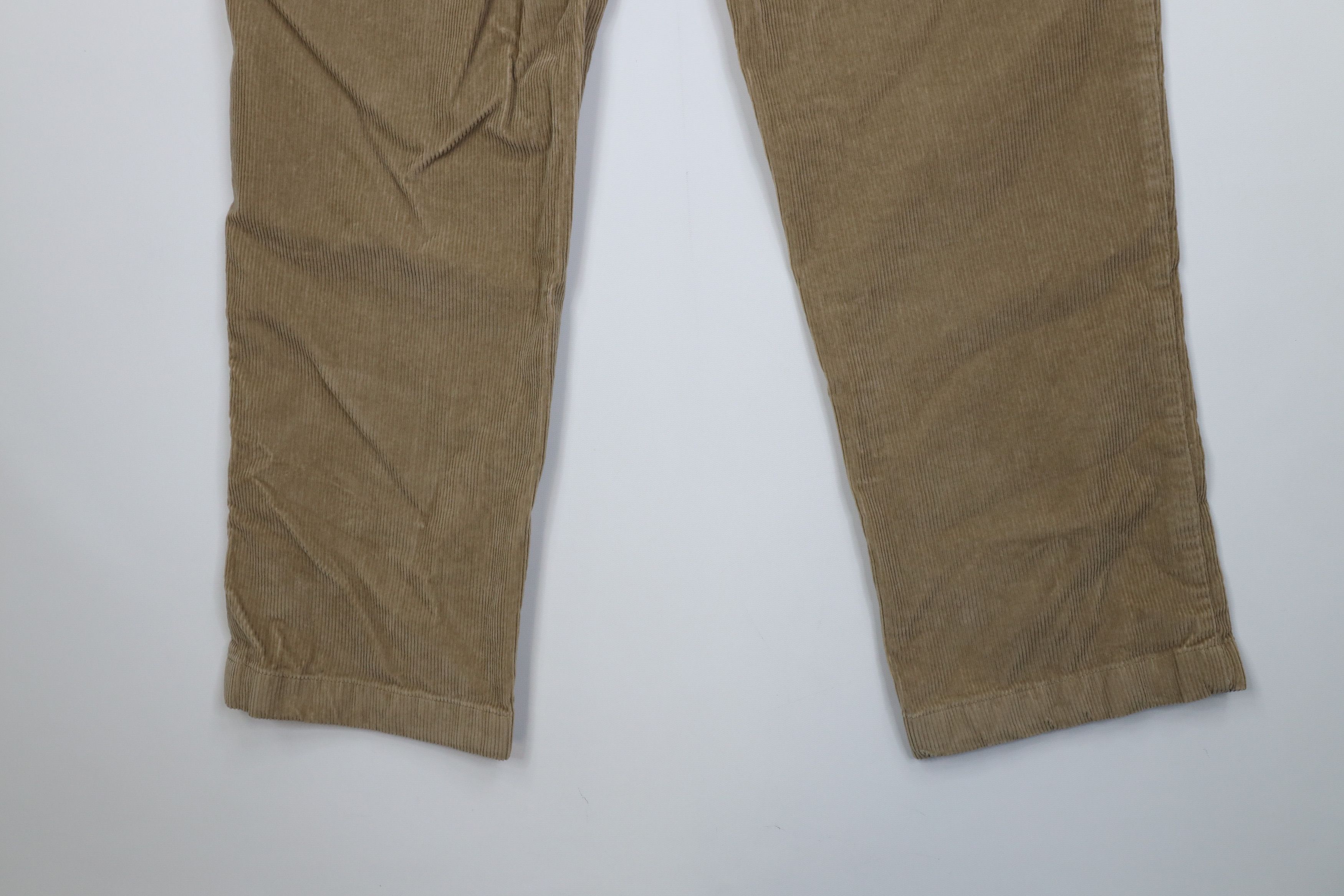 L.L. Bean Vintage 90s Y2K LL Bean Wide Leg Corduroy Chino Pants Beige Size US 38 / EU 54 - 11 Thumbnail