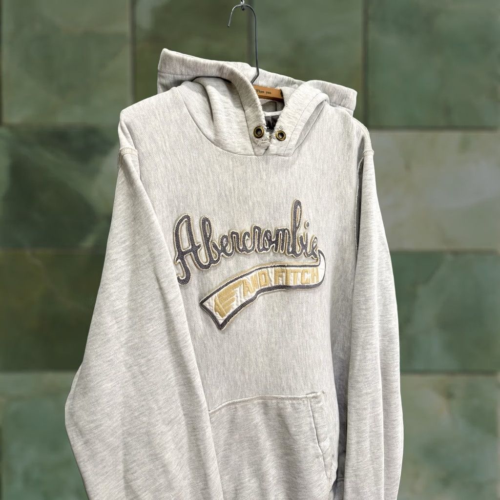Abercrombie & Fitch VINTAGE Abercrombie & Fitch Gray Hoodie Men’s XL Pullover Stitch Y2K Size US XL / EU 56 / 4 - 1 Thumbnail