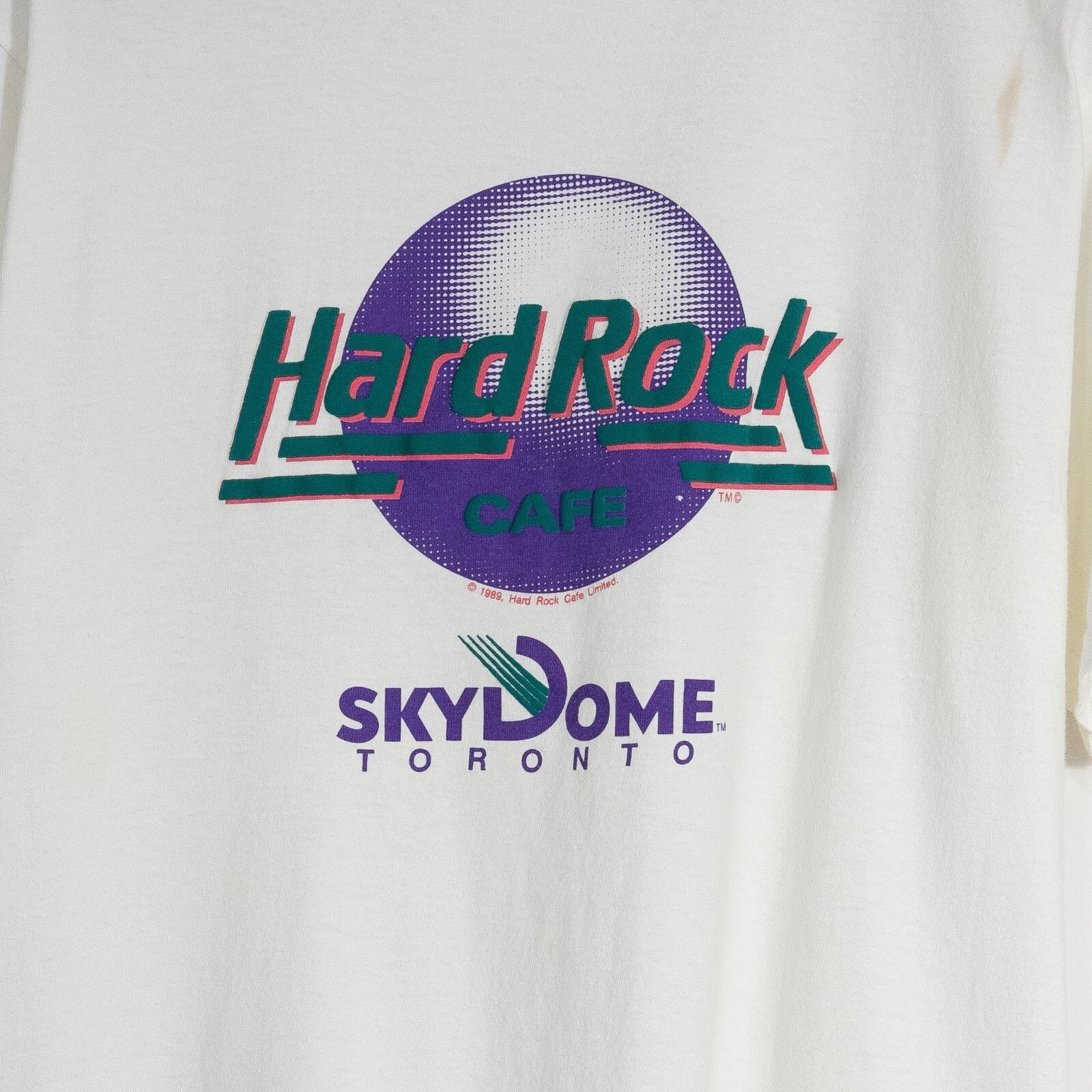 Vintage Vintage 80s Hard Rock Cafe T Shirt Large - Toronto Sky Dome Size US L / EU 52-54 / 3 - 3 Thumbnail