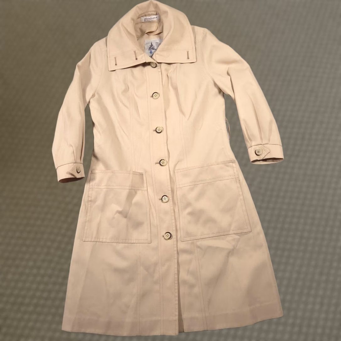 Vintage VINTAGE Misty Harbor Coat Womens 6 Regular Beige Trench All Seasons Water Resistant Long Button Front Pockets Casual Travel > Mens Size M / US 6-8 / IT 42-44 - 1 Thumbnail