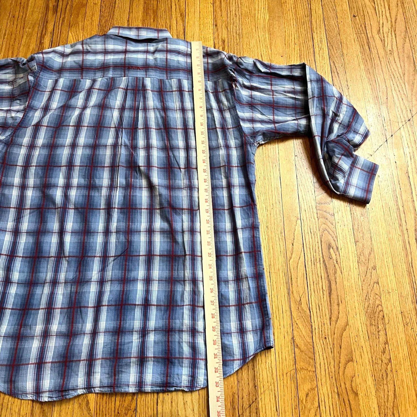 Ariat Ariat Shirt Mens Large Plaid Button Blue Red Long Sleeve Western L Mens Blue Red Plaid Button-Up Shirt Size US L / EU 52-54 / 3 - 6 Thumbnail