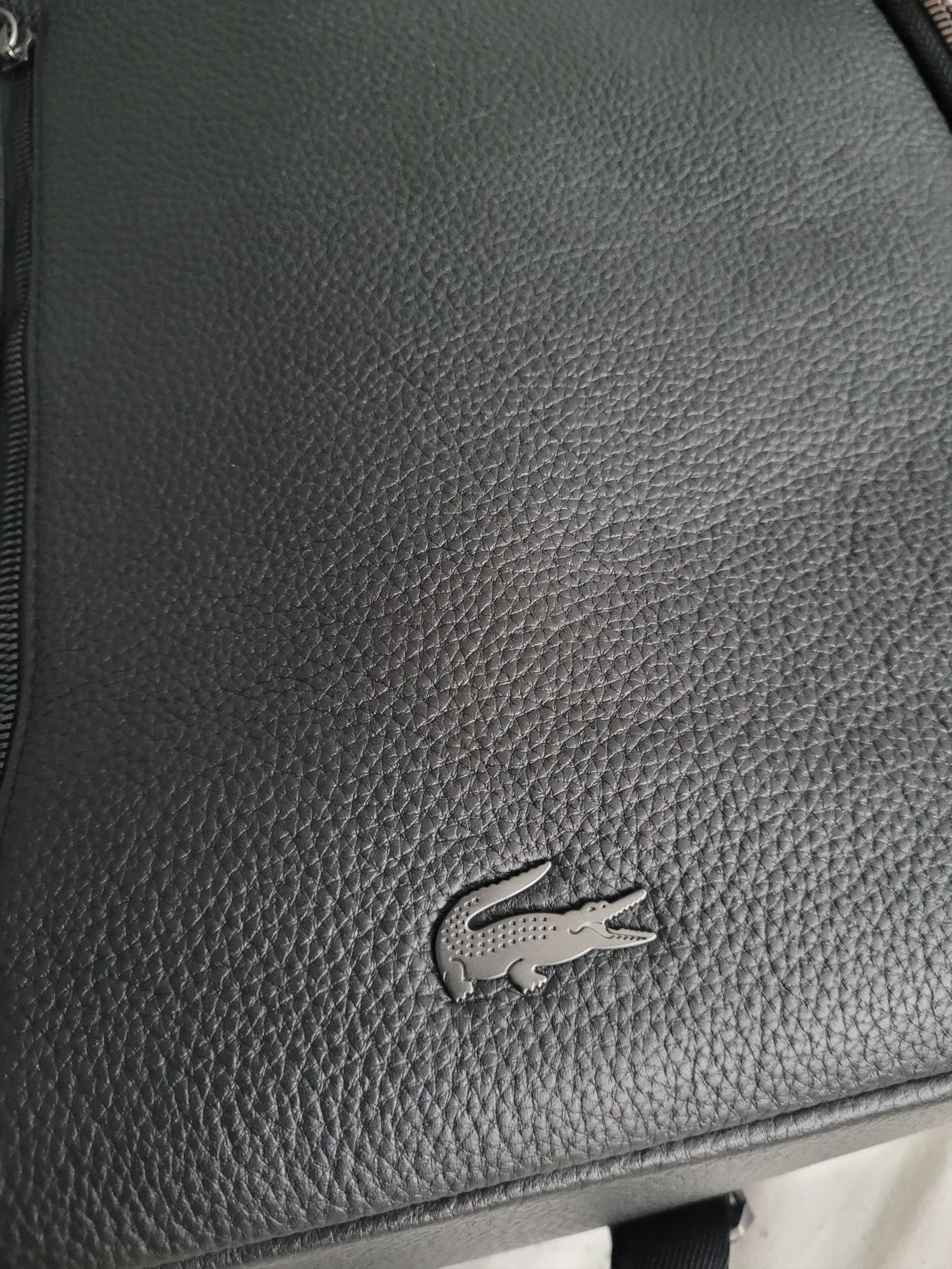 Lacoste Lacoste Real Leather Backpack Size ONE SIZE - 4 Thumbnail