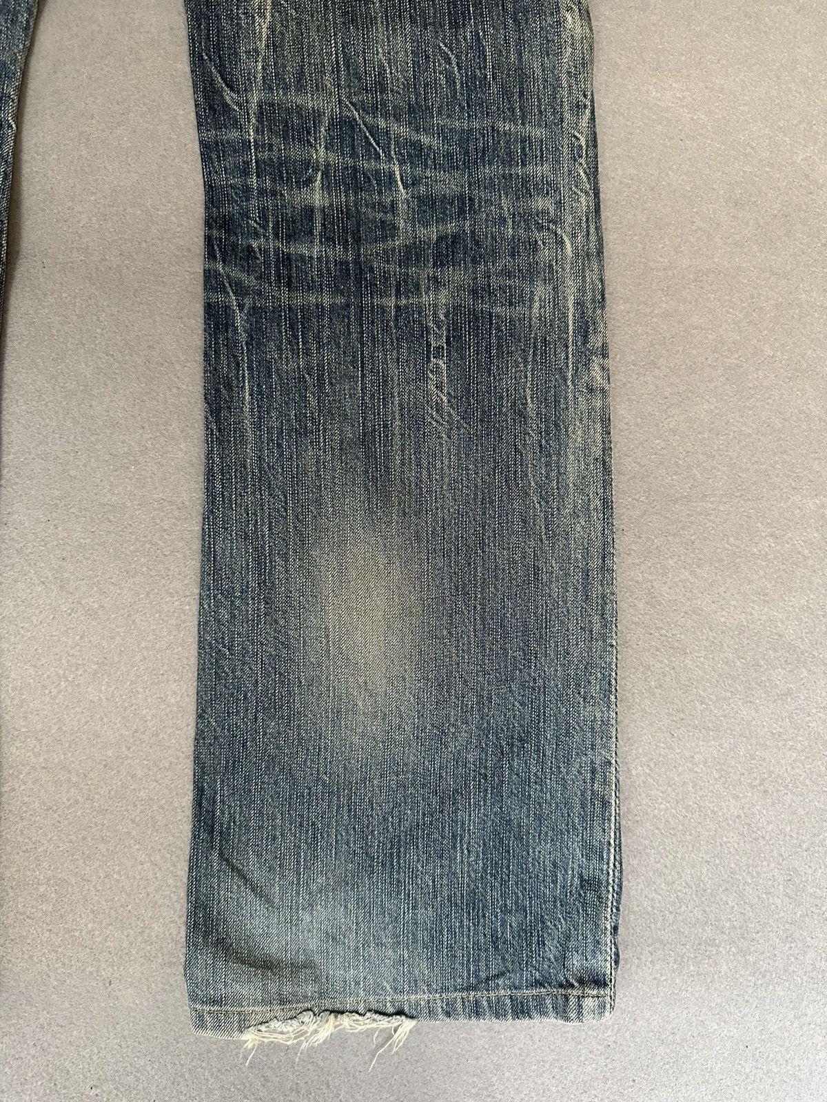 Japanese Brand FLARE Brappers Japan Denim Claw Marks Low Rise Denim Size US 28 / EU 44 - 13 Thumbnail
