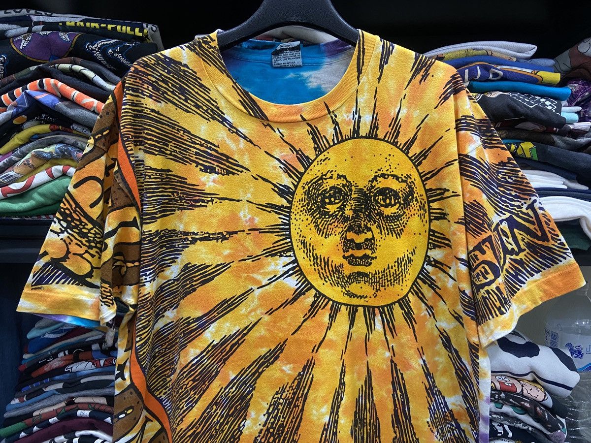 Liquid Blue Vintage 1992s Liquid Blue OVP Sun Moon Band TOUR T-SHIRT Size US XL / EU 56 / 4 - 3 Thumbnail