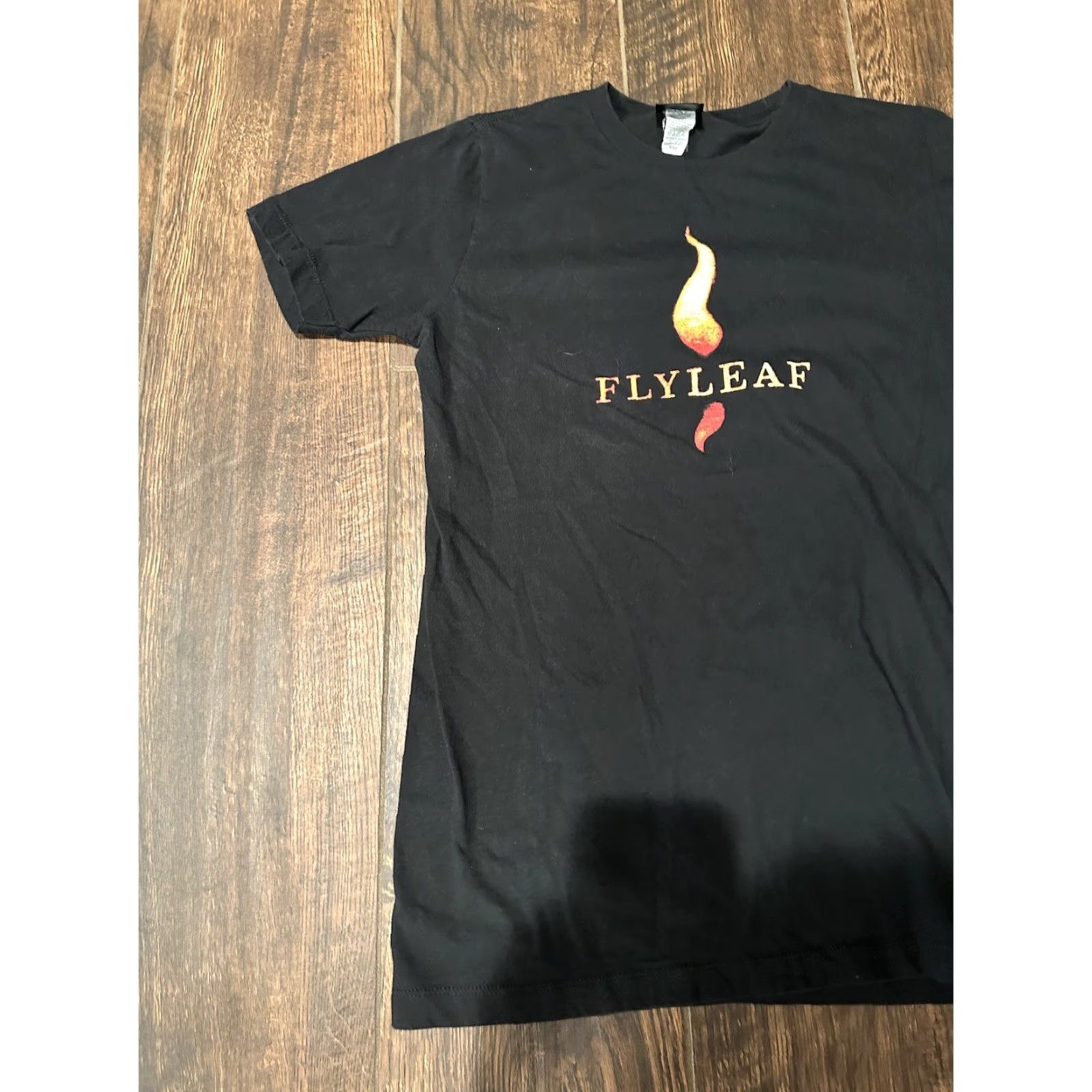 Vintage VINTAGE Giant Flyleaf Rock Band Shirt T-Shirt Mens Medium Black Cotton Logo 90s 2000s Band Tee Merch END Mens Size US M / EU 48-50 / 2 - 3 Thumbnail