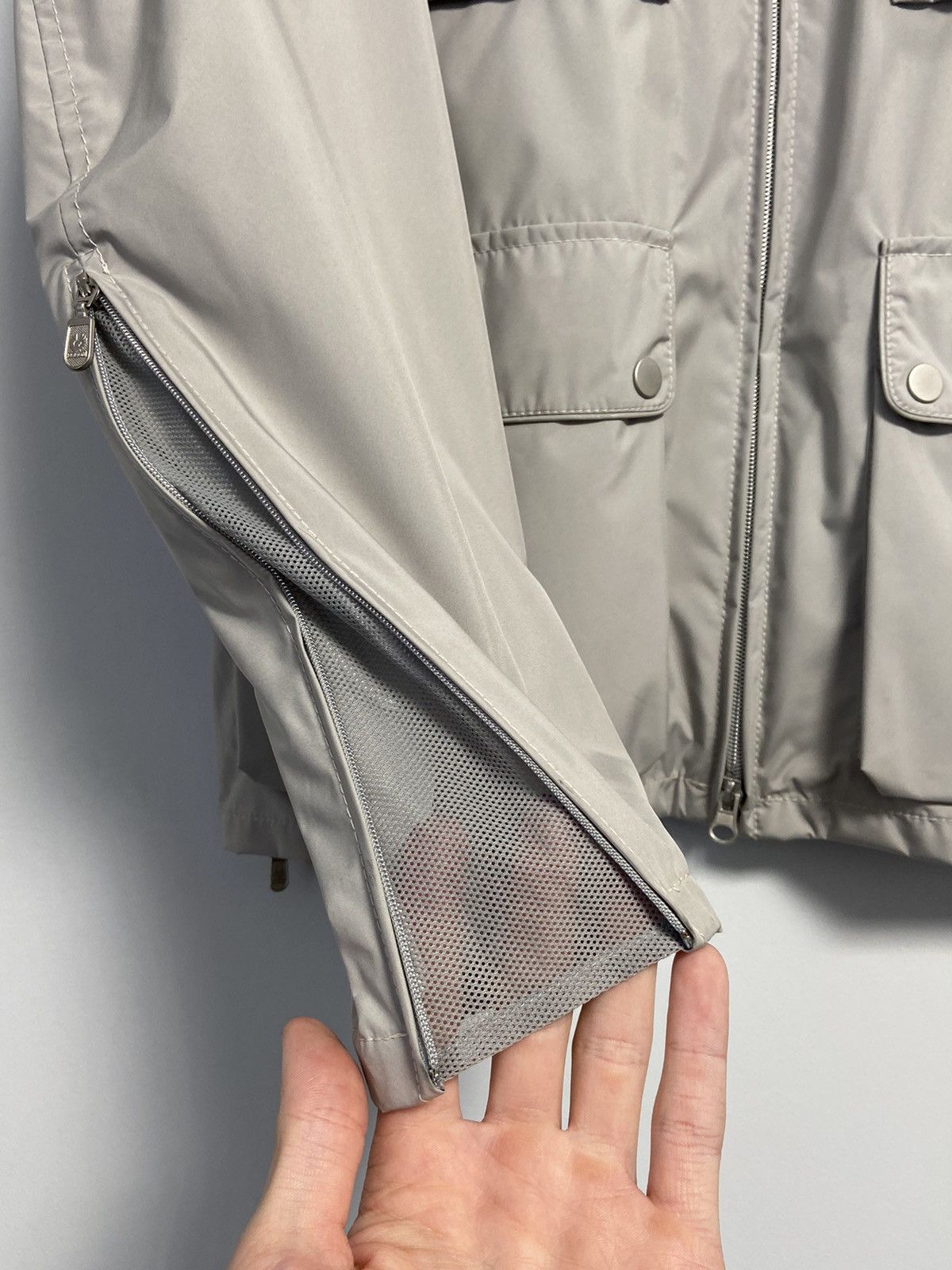 Belstaff Belstaff Silver Label Nylon Light Jacket Vintage y2k metal Size US L / EU 52-54 / 3 - 9 Thumbnail