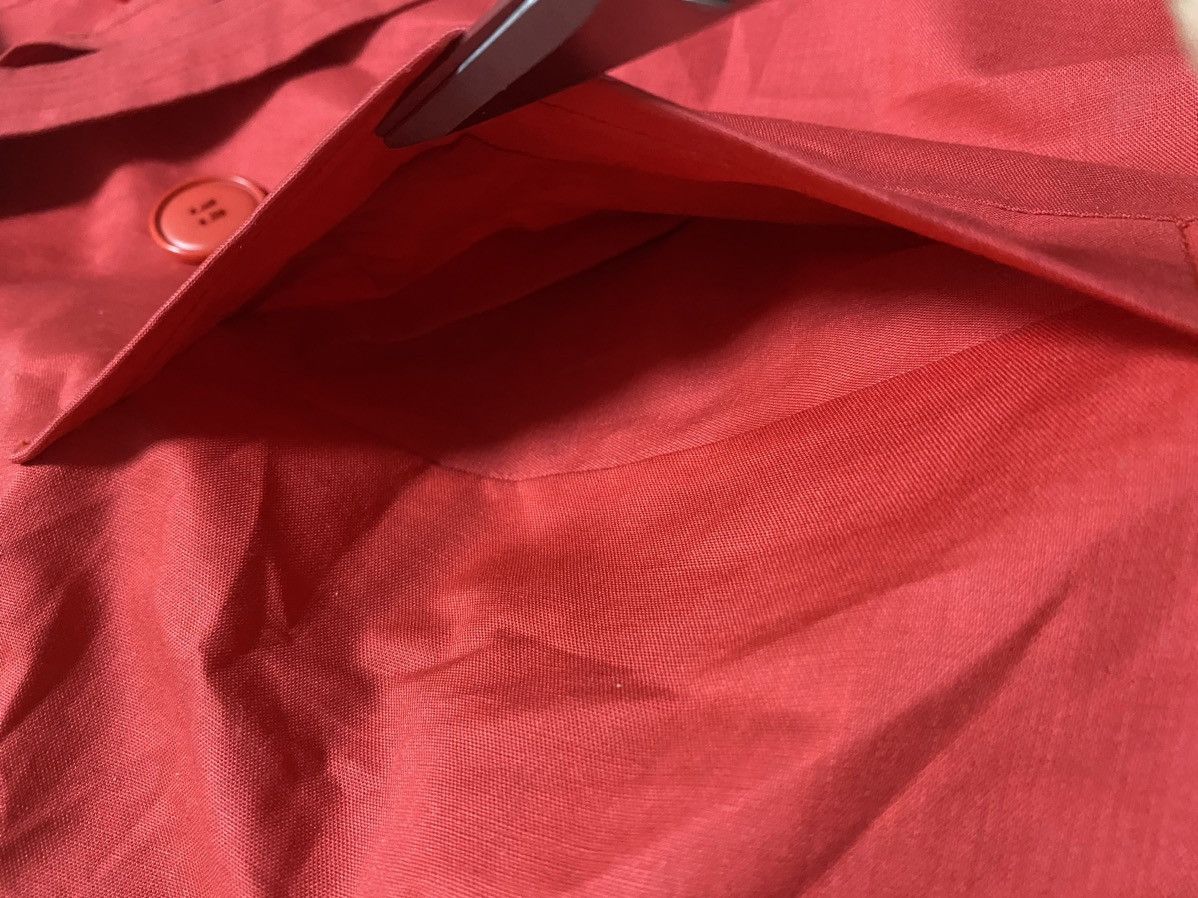 Nina Ricci 70-80’s Nina Ricci Boutique Archival Red Trench Coat Jacket Size S / US 4 / IT 40 - 14 Thumbnail