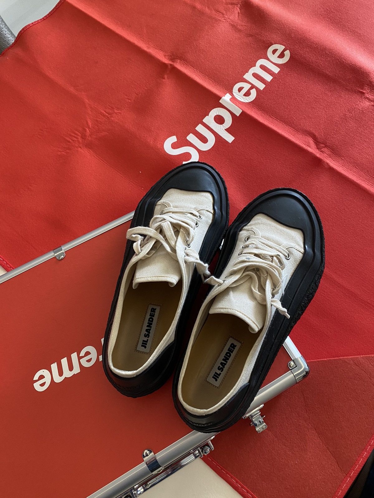 Jil Sander Jil sander canvas low cut Size US 9 / EU 42 - 1 Thumbnail