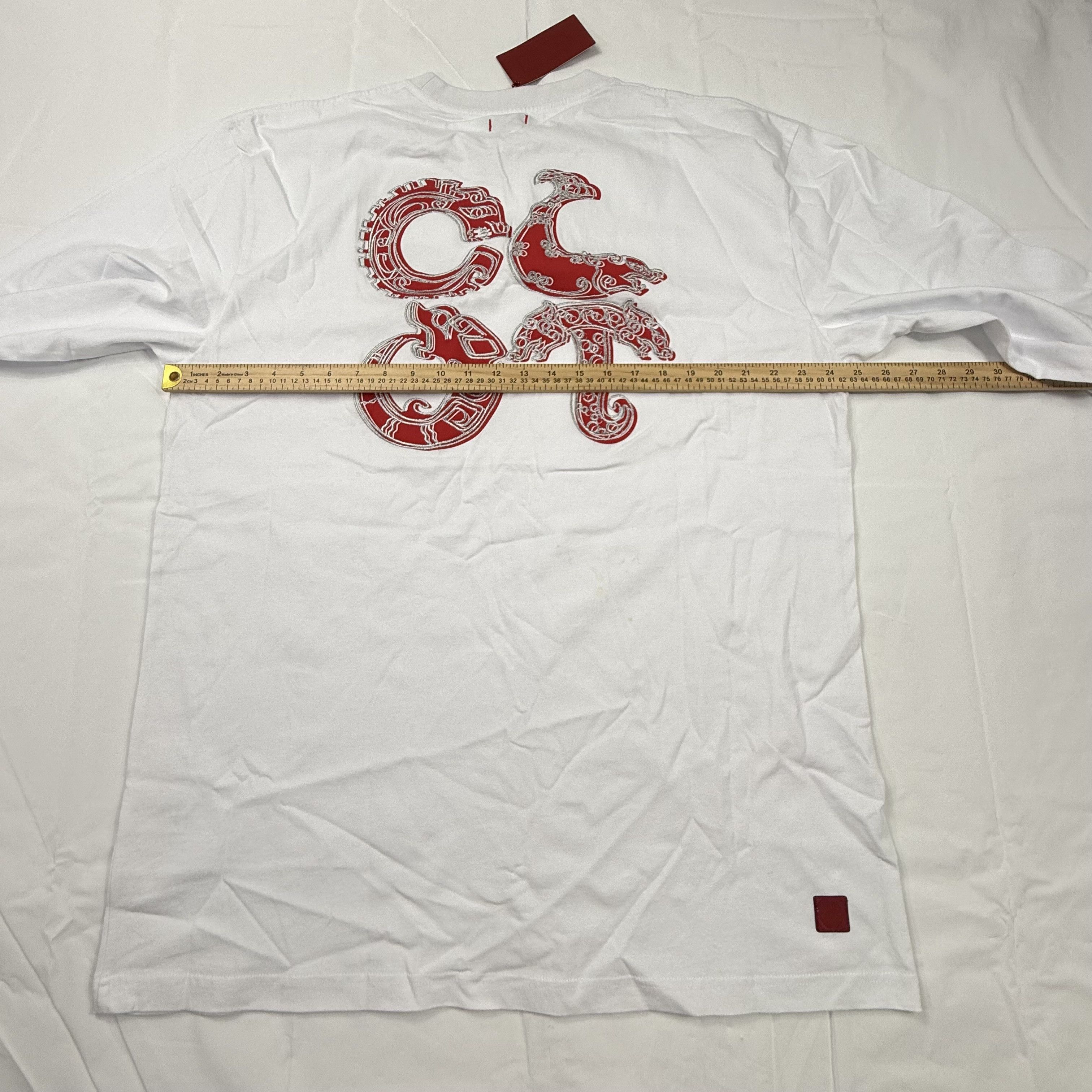 CLOT CLOT Dragon Logo Long Sleeve Graphic T-Shirt White Red XXL Size US XXL / EU 58 / 5 - 9 Thumbnail