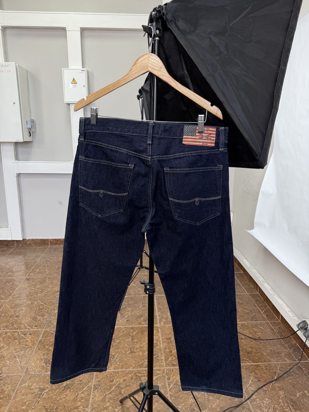 Denim & Supply Ralph Lauren 🇺🇸 Vintage Y2K Ralph Lauren USA Flag Jeans rrl Retro Rare Size US 32 / EU 48 - 1 Thumbnail
