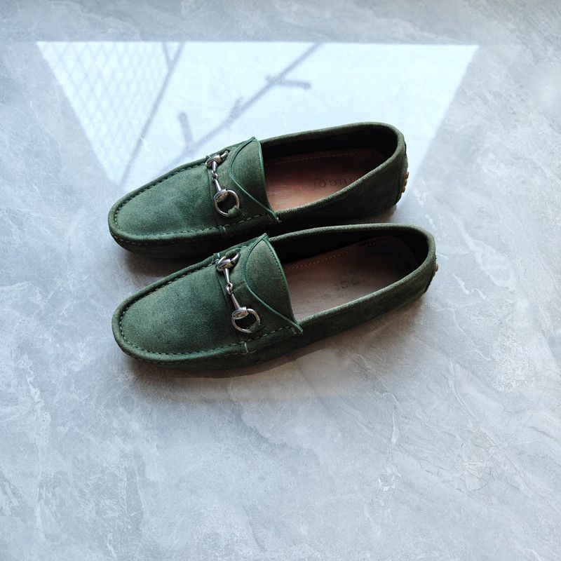 Gucci Gucci Horsebit Suede Comfortable Loafers for Men 0079 Size US 8.5 / EU 41-42 - 1 Thumbnail