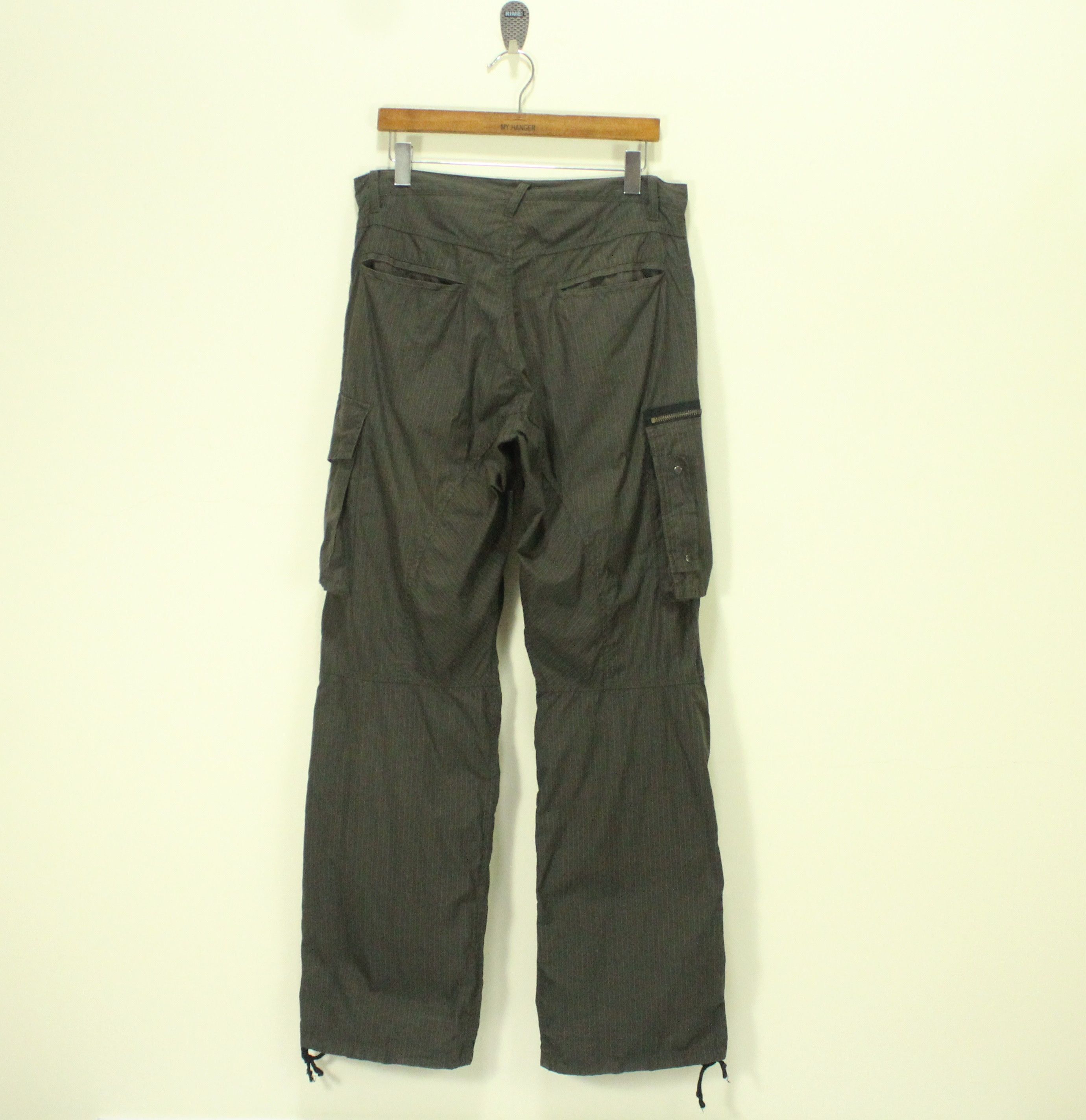 Hysteric Glamour PPFM Pants Stripe Utility Cargos Multipockets Parachute Size US 32 / EU 48 - 9 Thumbnail