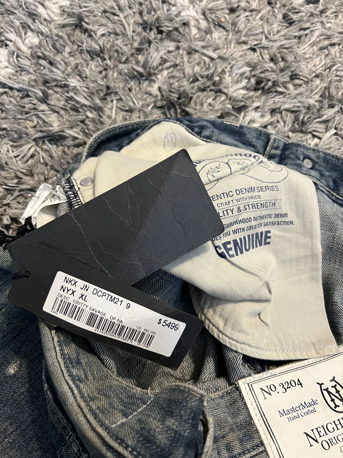 Neighborhood Neighborhood 2017 “Gritty Savage” Limited Edition Denim Size US 34 / EU 50 - 13 Thumbnail