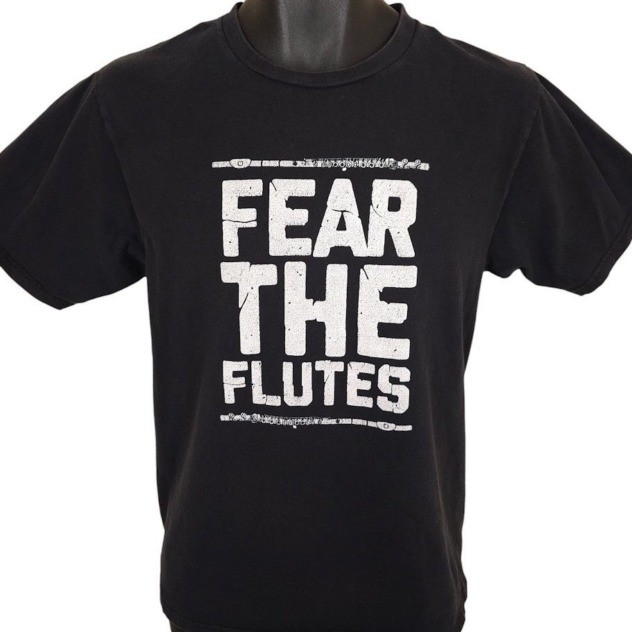 Other Fear The Flutes T Shirt Mens Size Small Black Musical Size US S / EU 44-46 / 1 - 1 Thumbnail