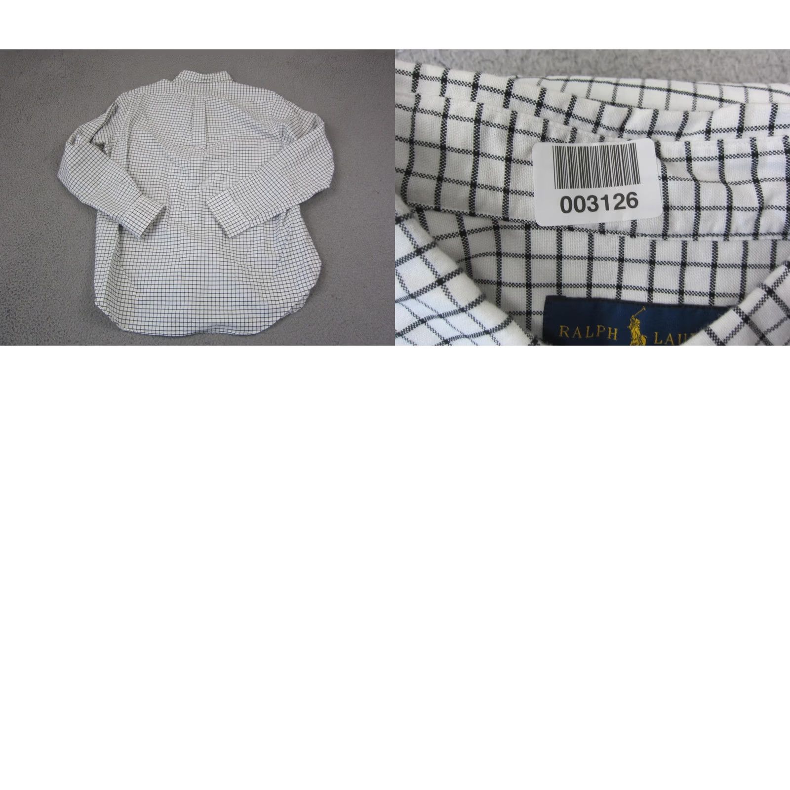 Ralph Lauren Ralph Lauren Shirt Men XL White Black Pony Check Gingham Button Down Button-Up Classic Casual Size US XL / EU 56 / 4 - 8 Thumbnail